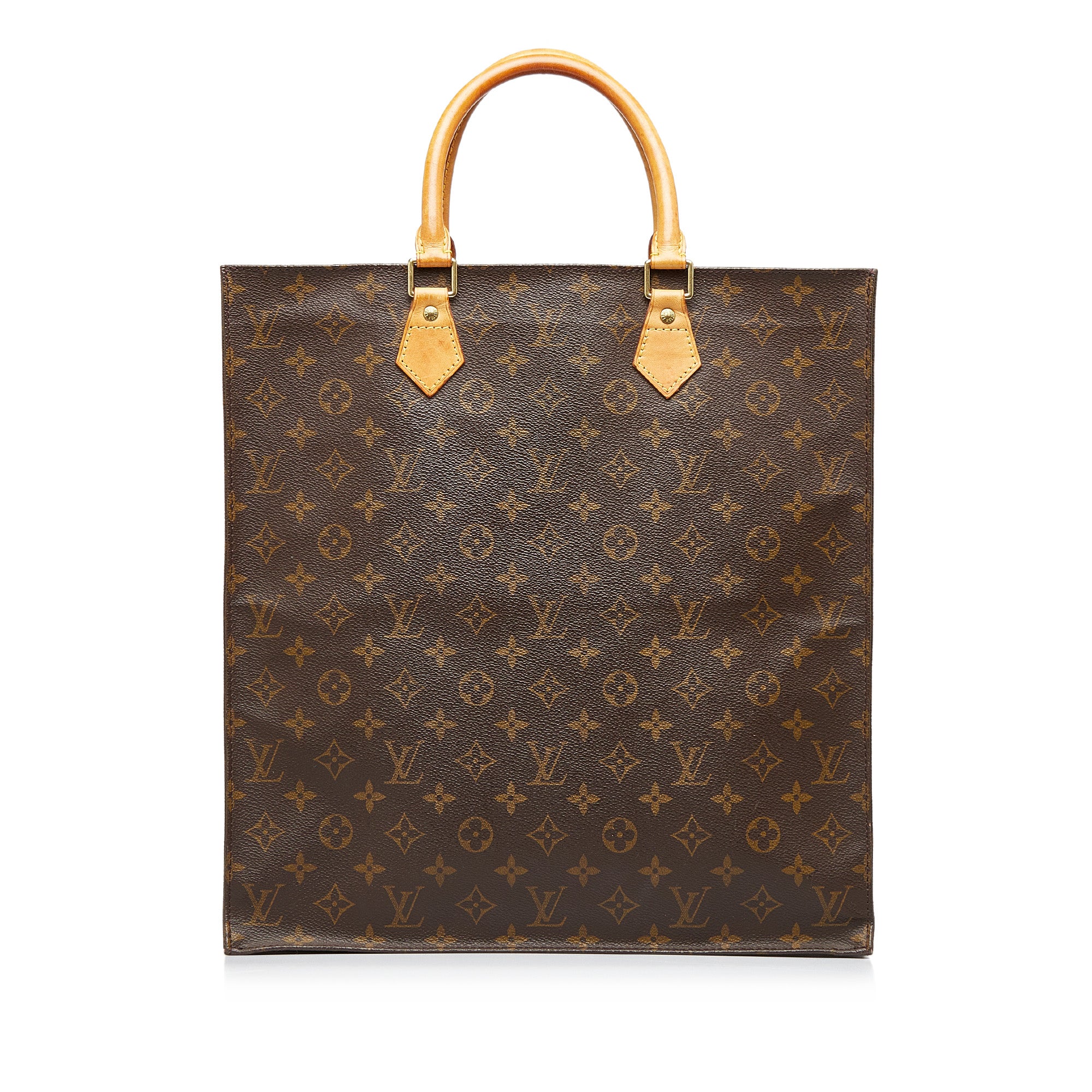 Louis Vuitton Monogram Sac Plat - Brown Totes, Handbags