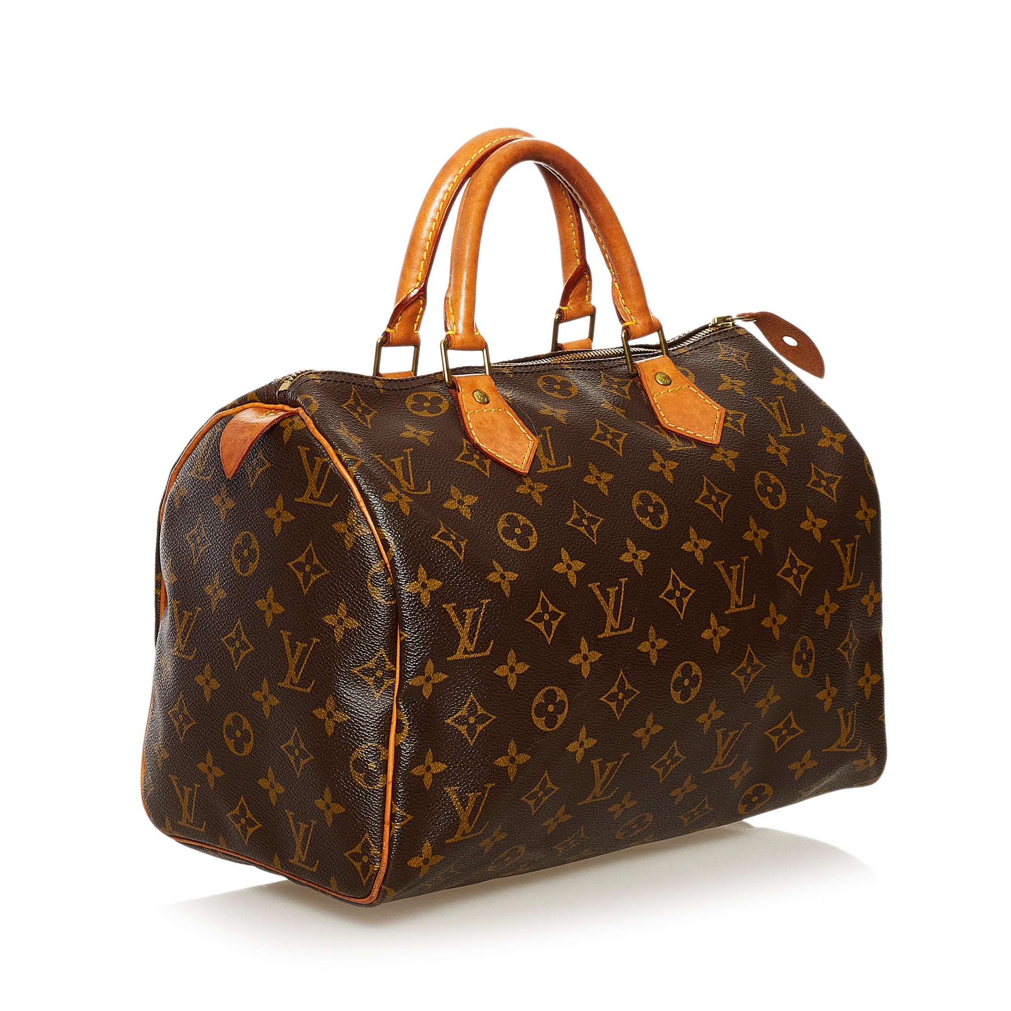 Brown Louis Vuitton Monogram Totem Speedy 30 Boston Bag – Designer Revival