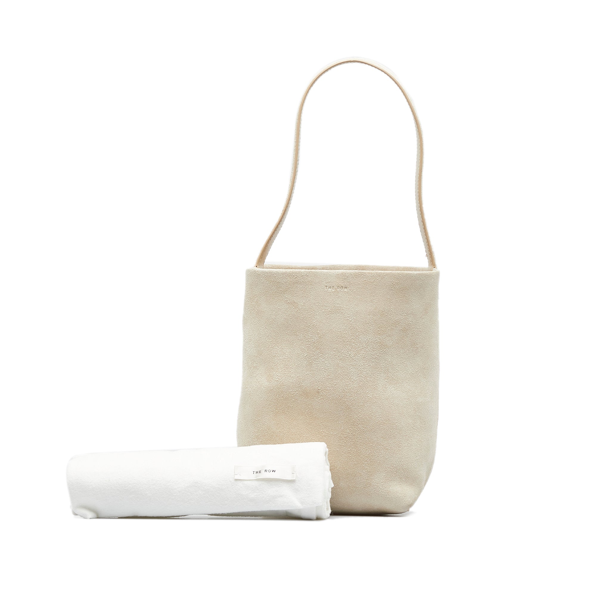 The Row, Small N/S Park suede tote bag