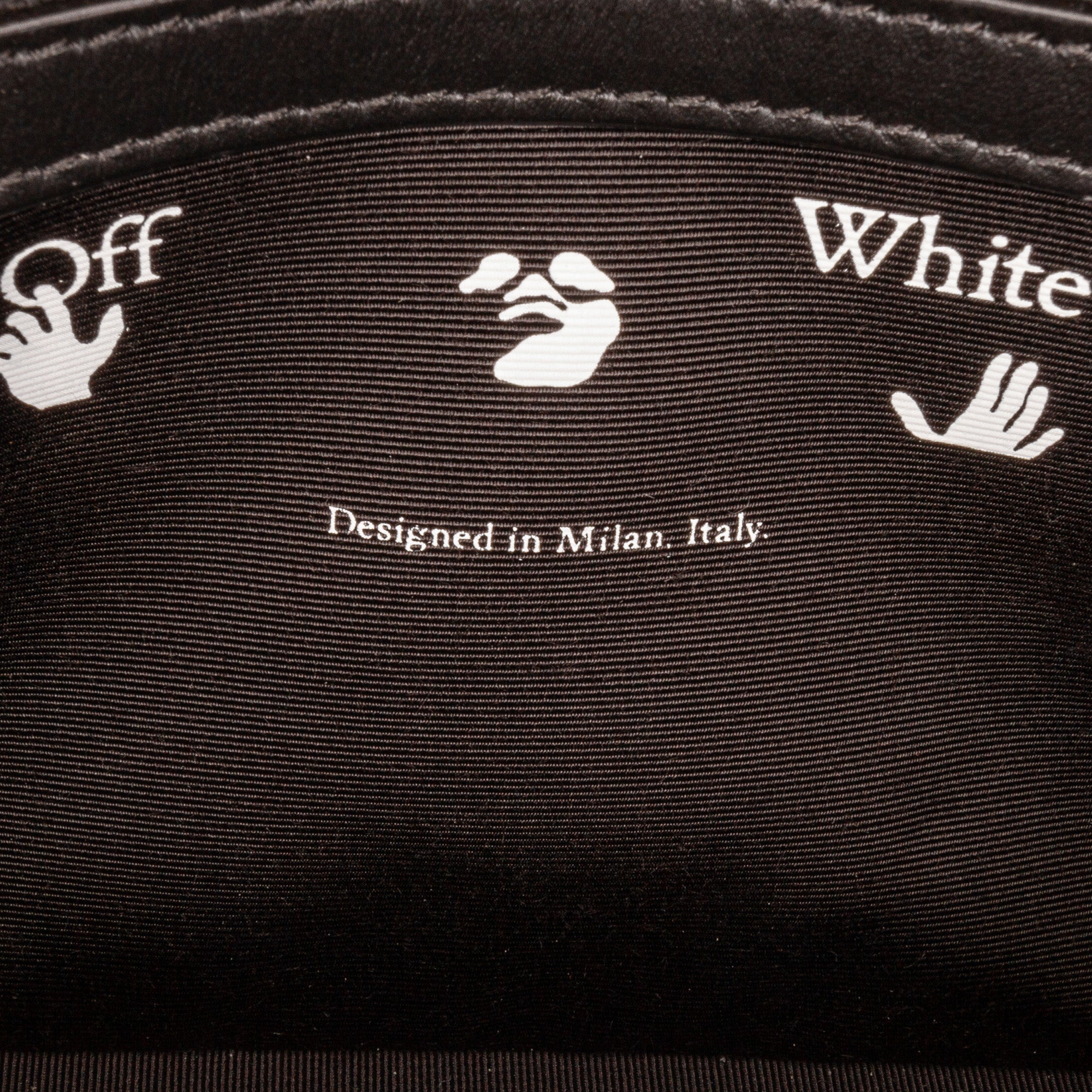 White Off White Binder Clip Crossbody Bag – Designer Revival