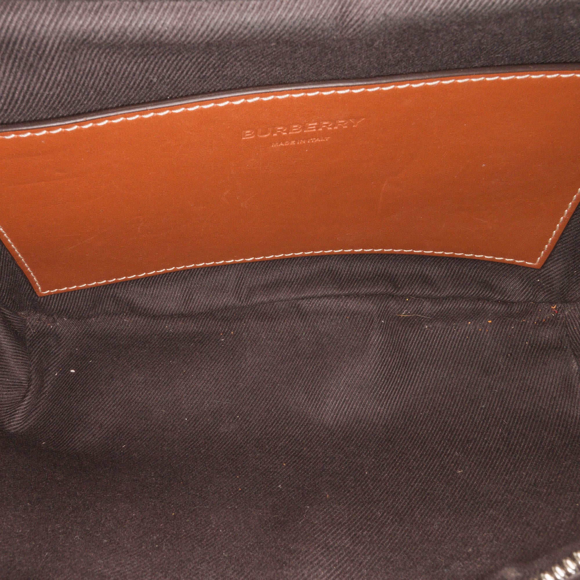 Burberry Multicolor TB Monogram Leather Mini Belt Bag