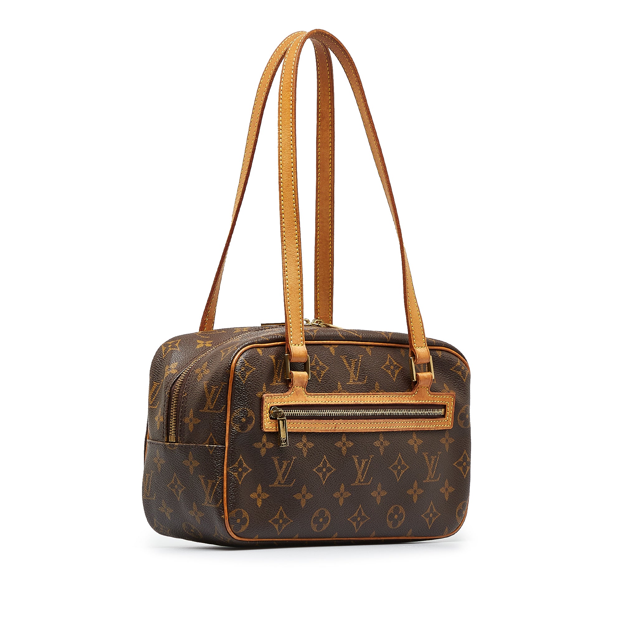 Louis Vuitton Grenelle Black Leather Shoulder Bag (Pre-Owned)