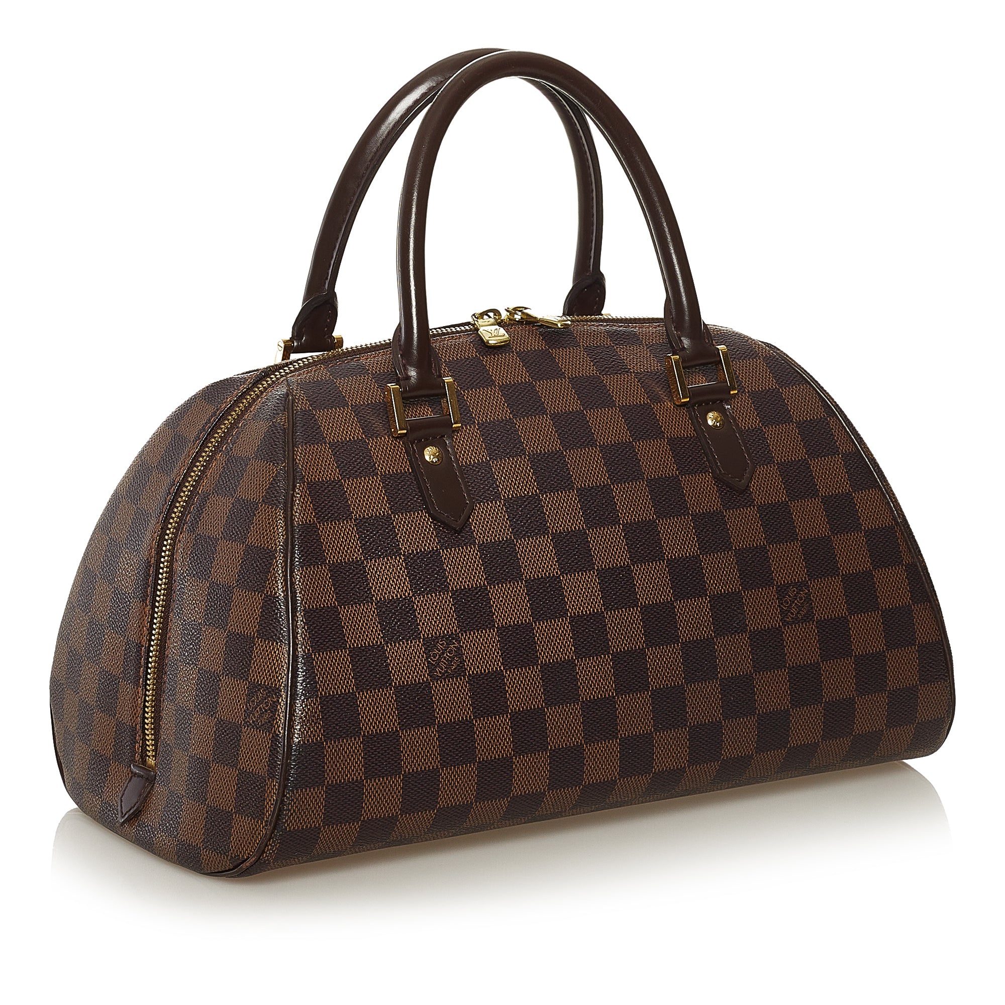 Authentic Louis Vuitton Damier Ebene Neverfull MM with Red Interior Tote  N51105  eBay