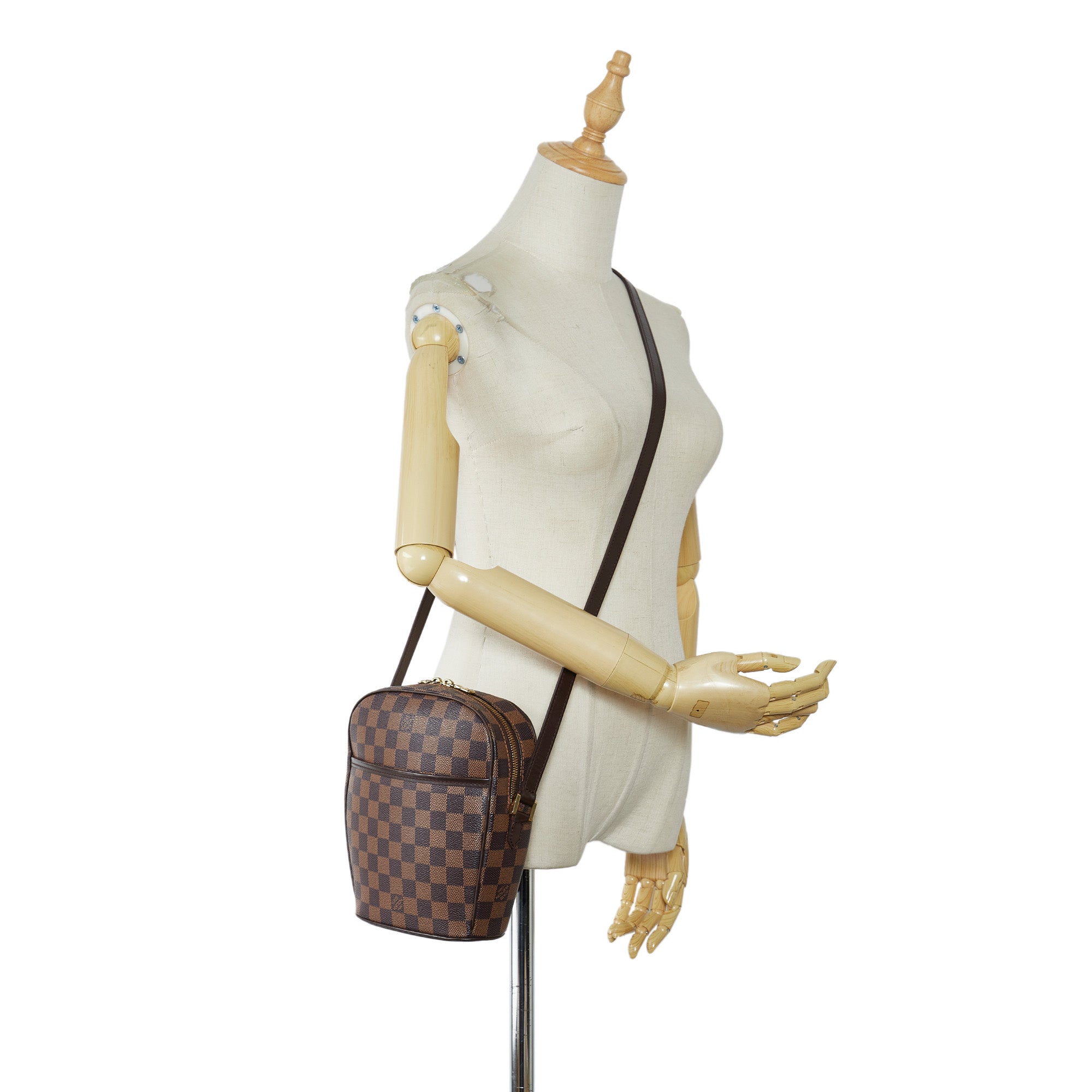 Louis Vuitton Damier Ebene Ipanema PM - Brown Shoulder Bags