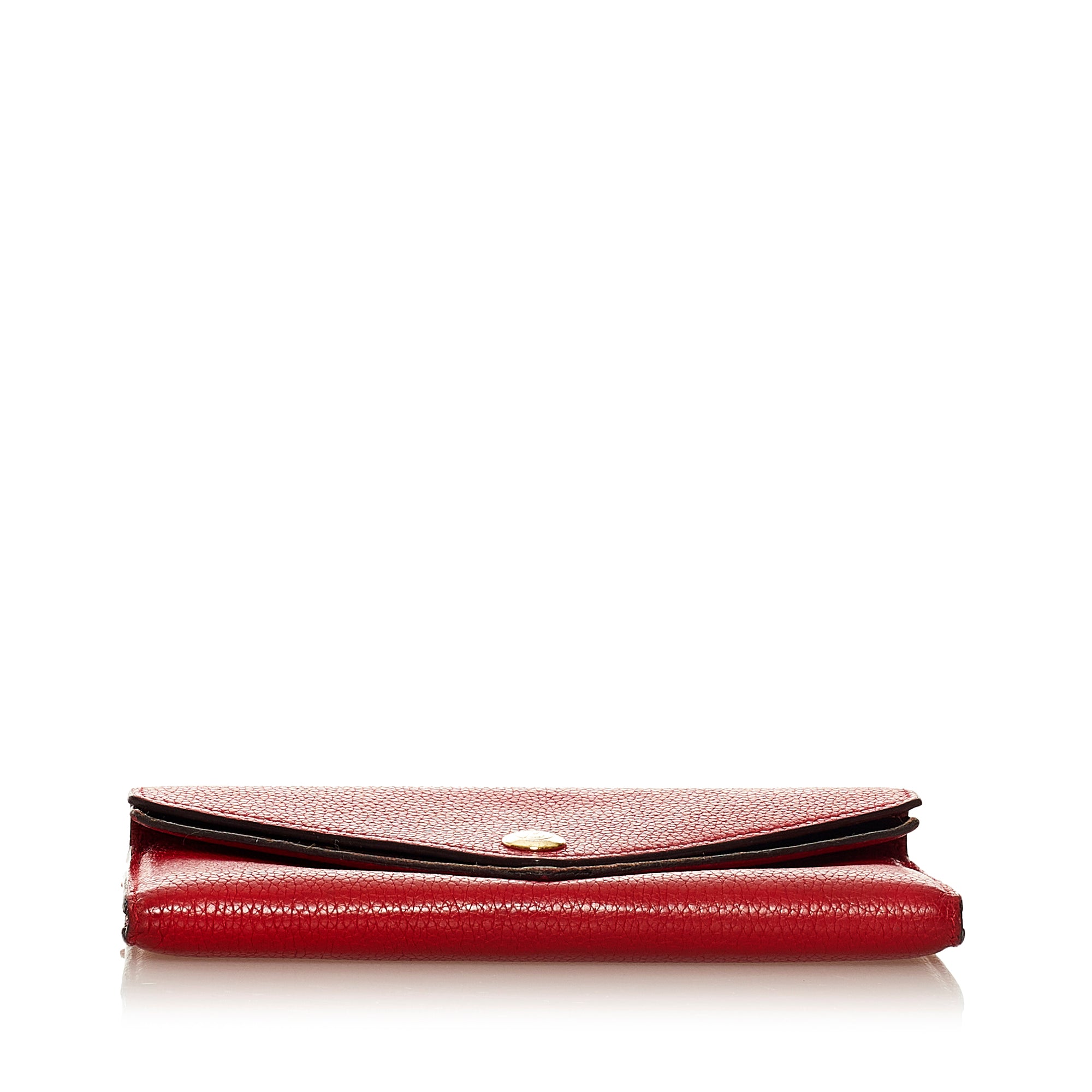 Red Louis Vuitton Double V Wallet Long Wallets, AmaflightschoolShops  Revival