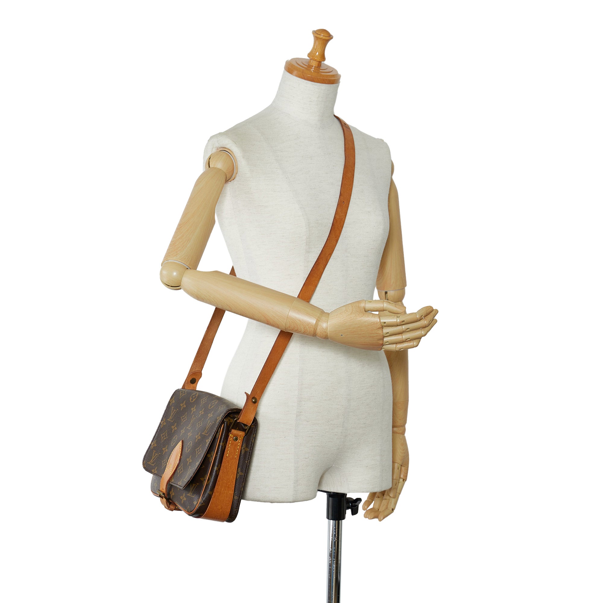 Louis Vuitton, Bags, Soldauthentic Louis Vuitton Cartouchiere Mm Crossbody  Shoulder Bag