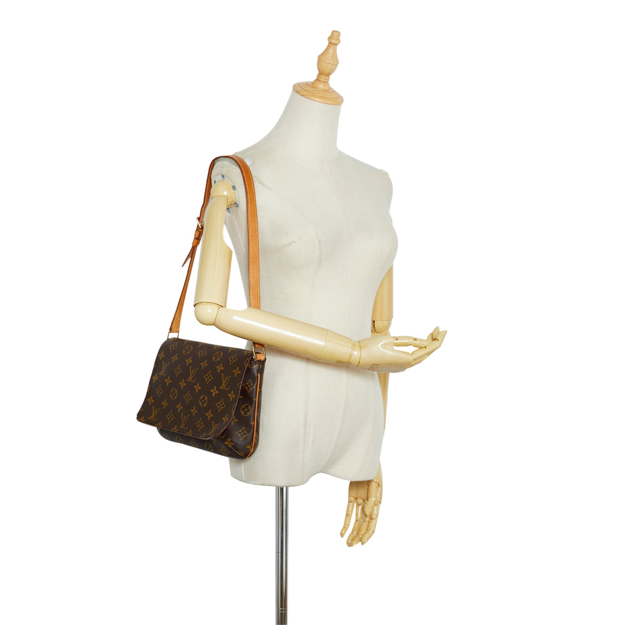 Louis Vuitton Vintage Brown Monogram Musette Tango Short-Strap Canvas  Shoulder Bag, Best Price and Reviews