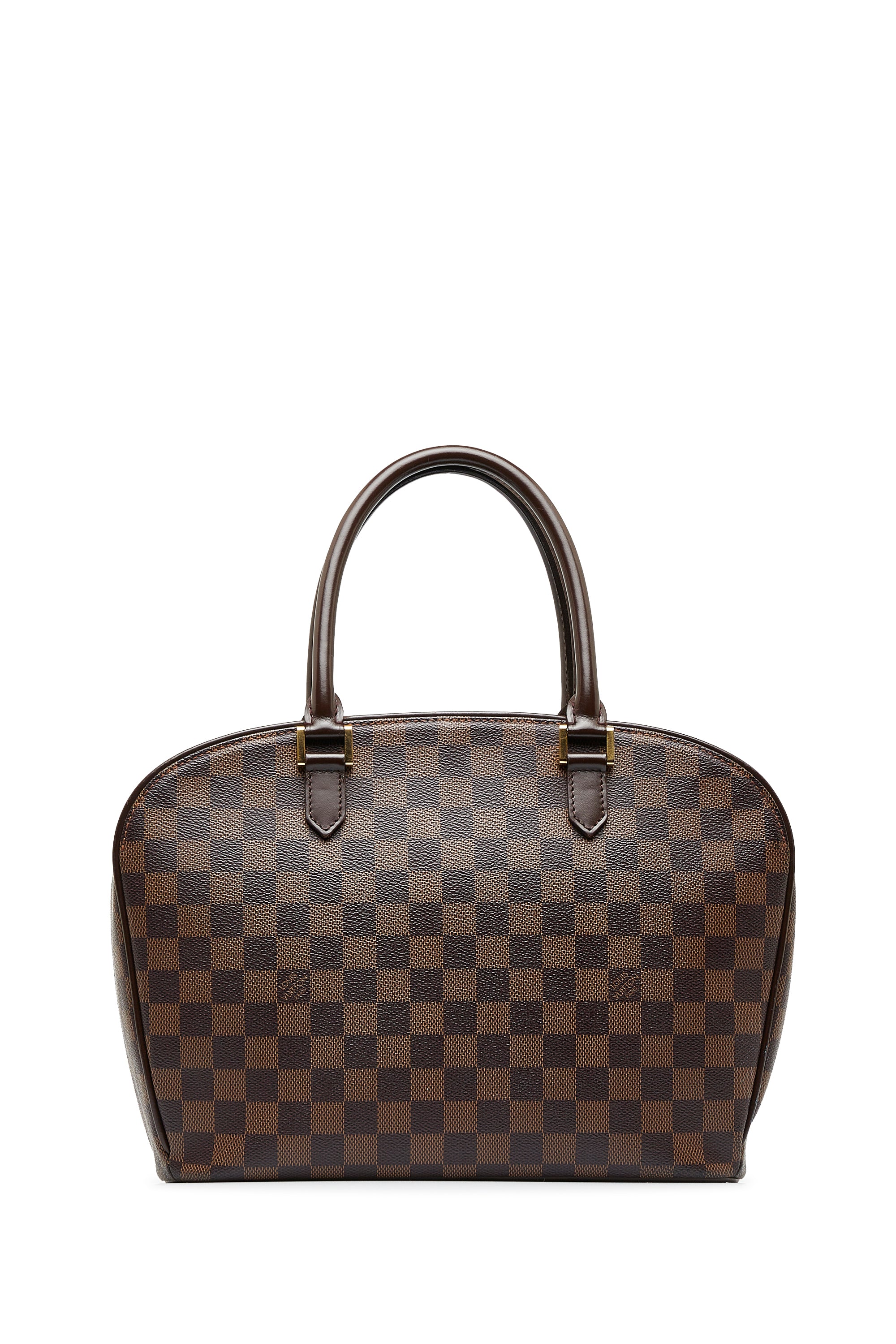 Authentic Louis Vuitton Damier Ebene Sarria Leather Handbag Purse Classic  Check