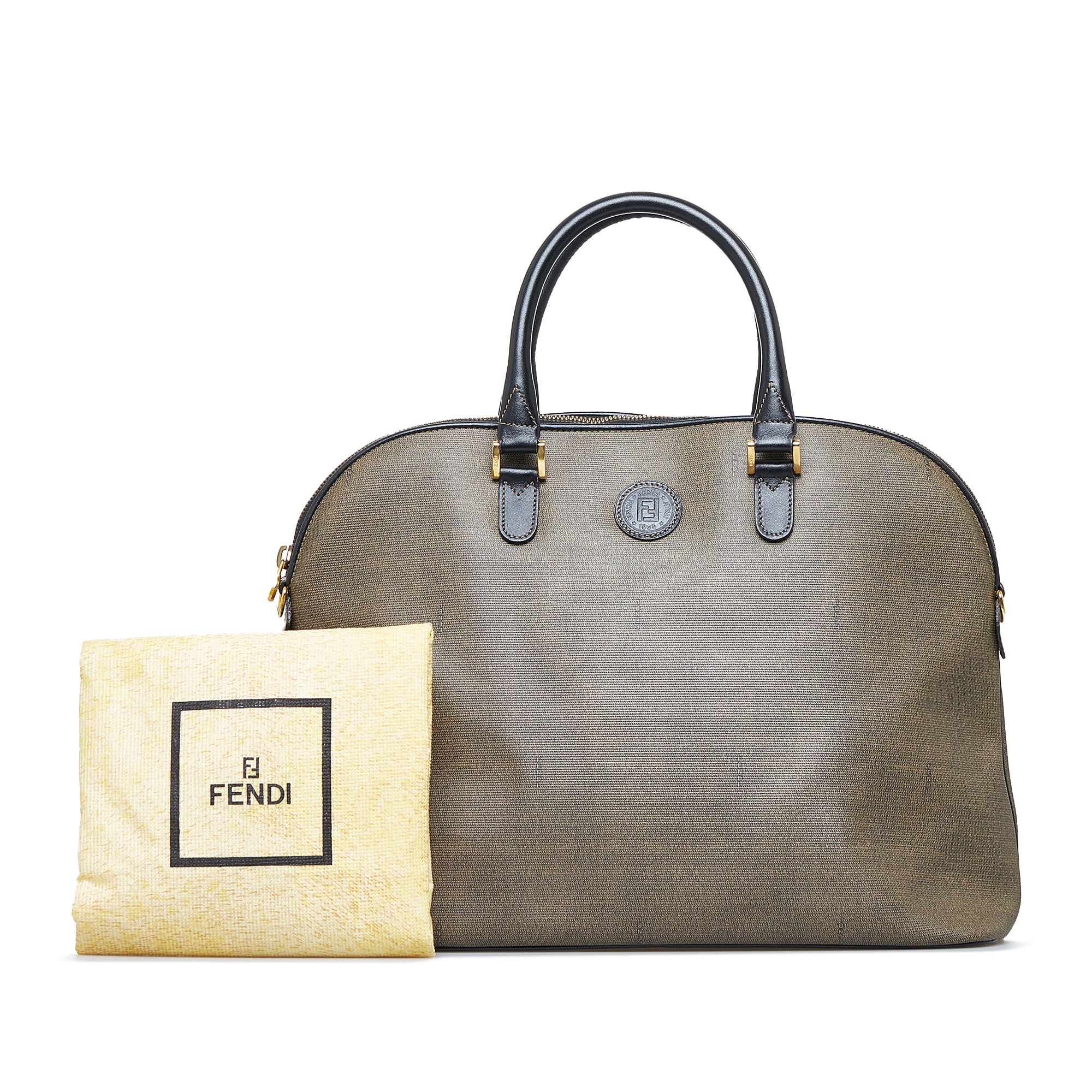 Fendi Pequin Dome Handle Bag