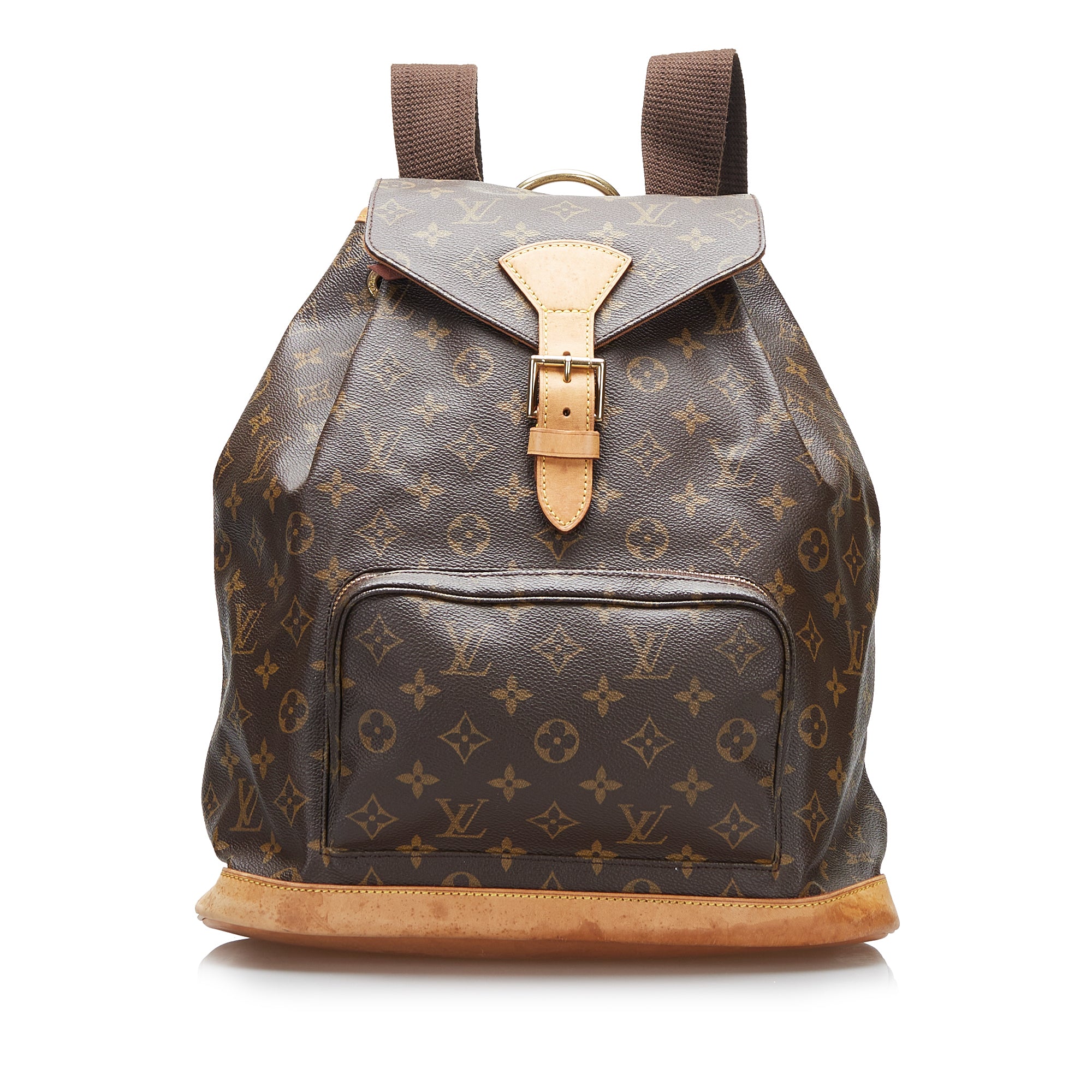 Brown Louis Vuitton Monogram Montsouris GM Backpack | Designer Revival