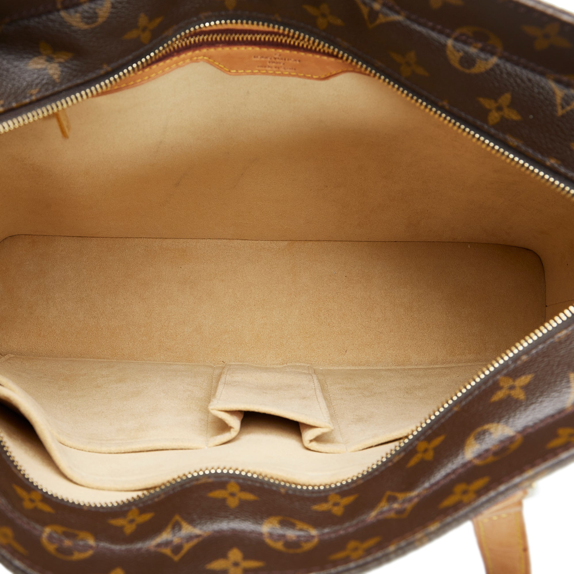 Louis Vuitton Luco Brown Canvas Shoulder Bag (Pre-Owned)
