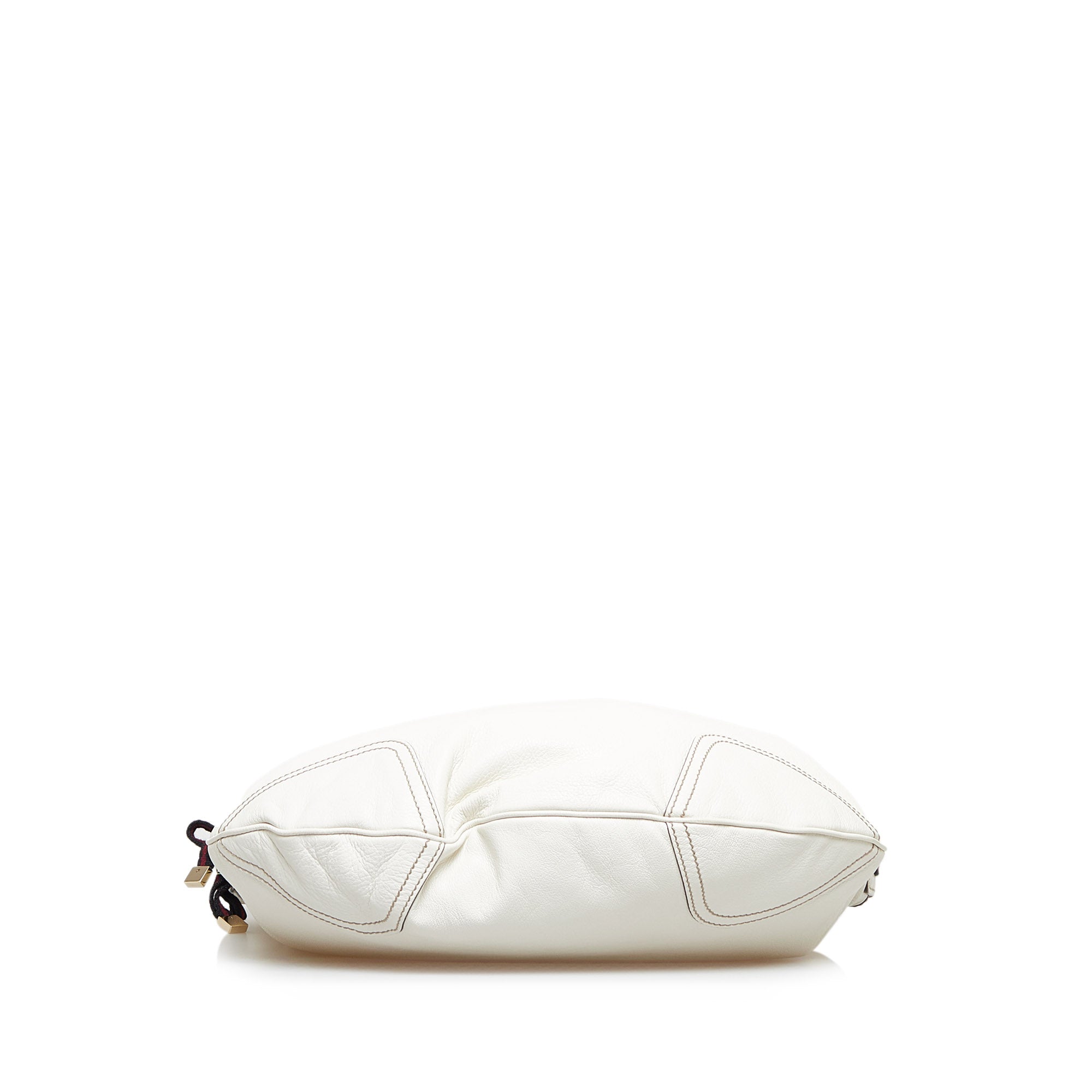 White Gucci Guccissima Princy Hobo Bag – Designer Revival