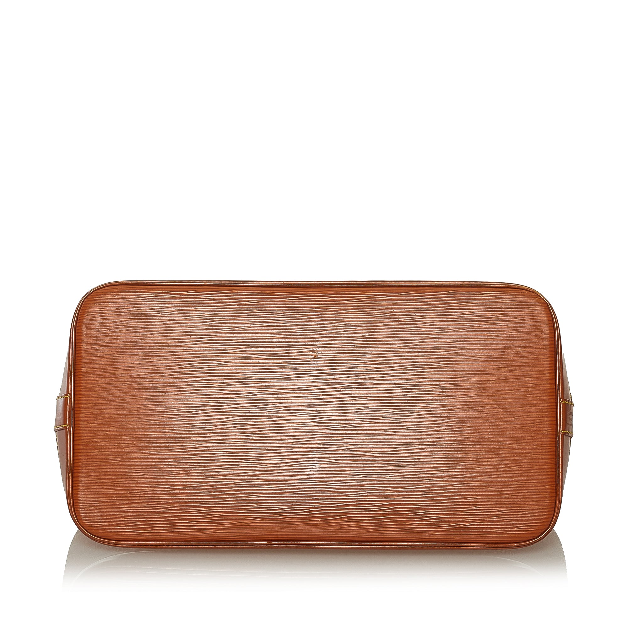 Tan Louis Vuitton Epi Leather Alma PM Bag