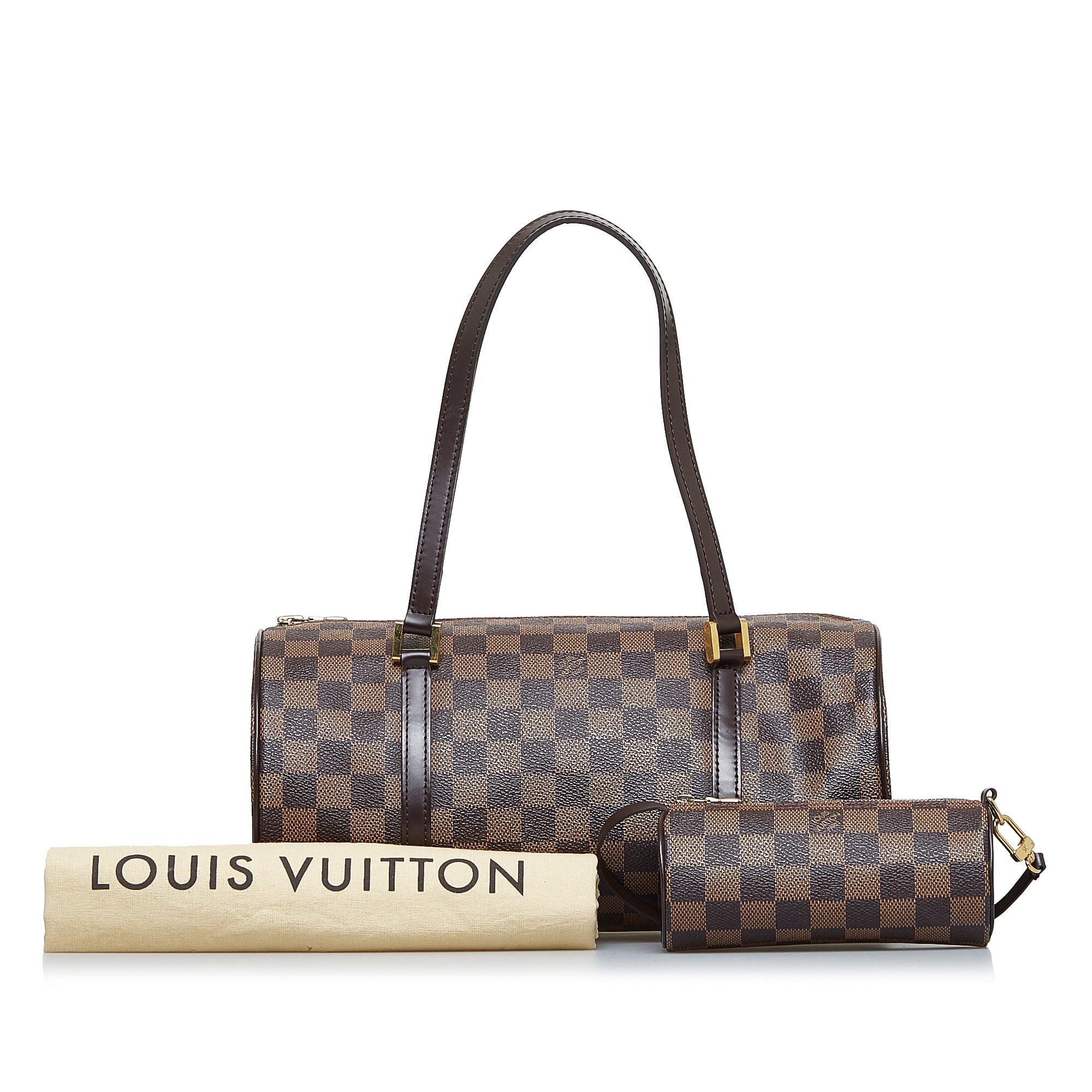 Louis Vuitton Damier Ebene Papillon Pouch - Brown Mini Bags