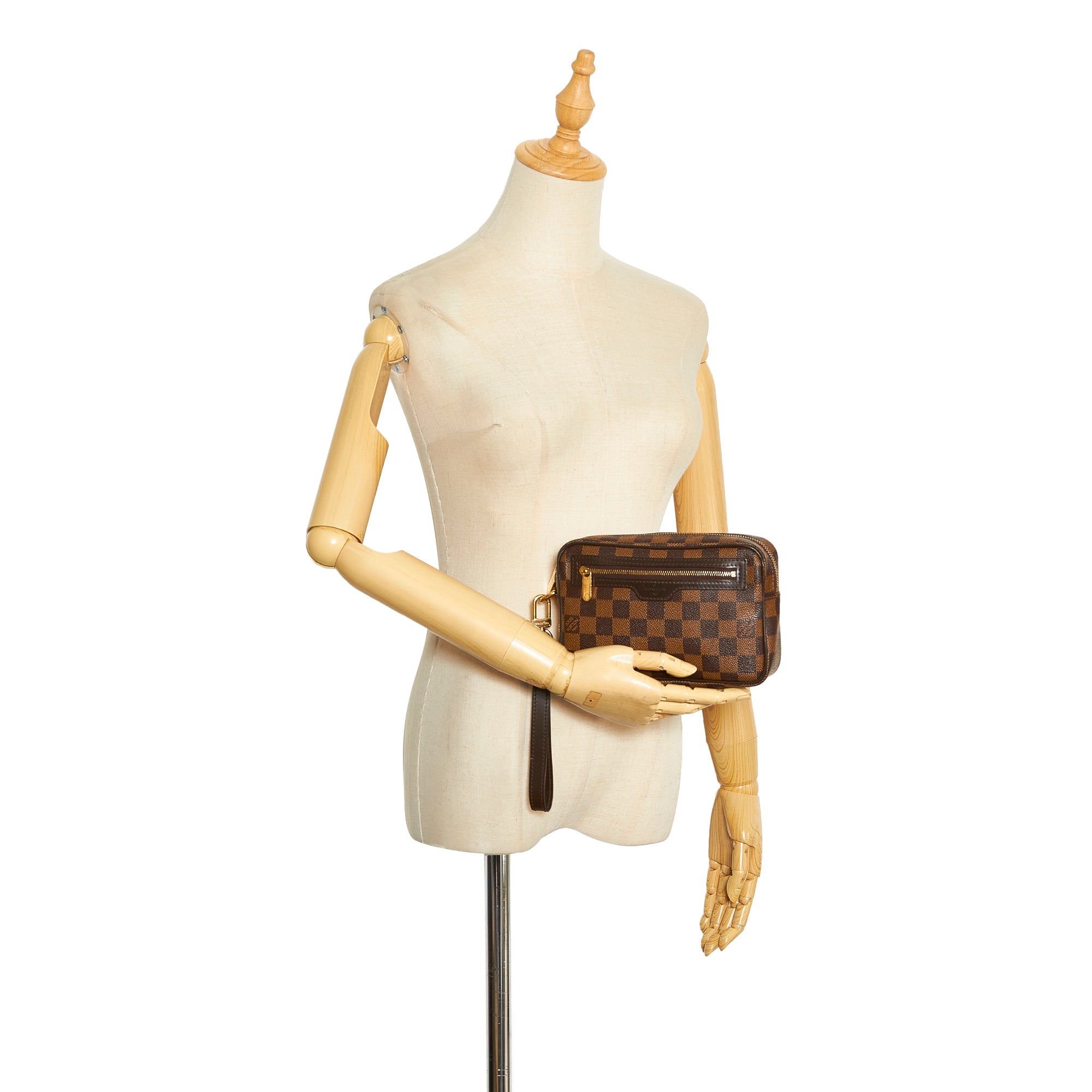 Louis Vuitton Damier Ebene Pochette Billets Macao - Neutrals Clutches,  Handbags - LOU649709