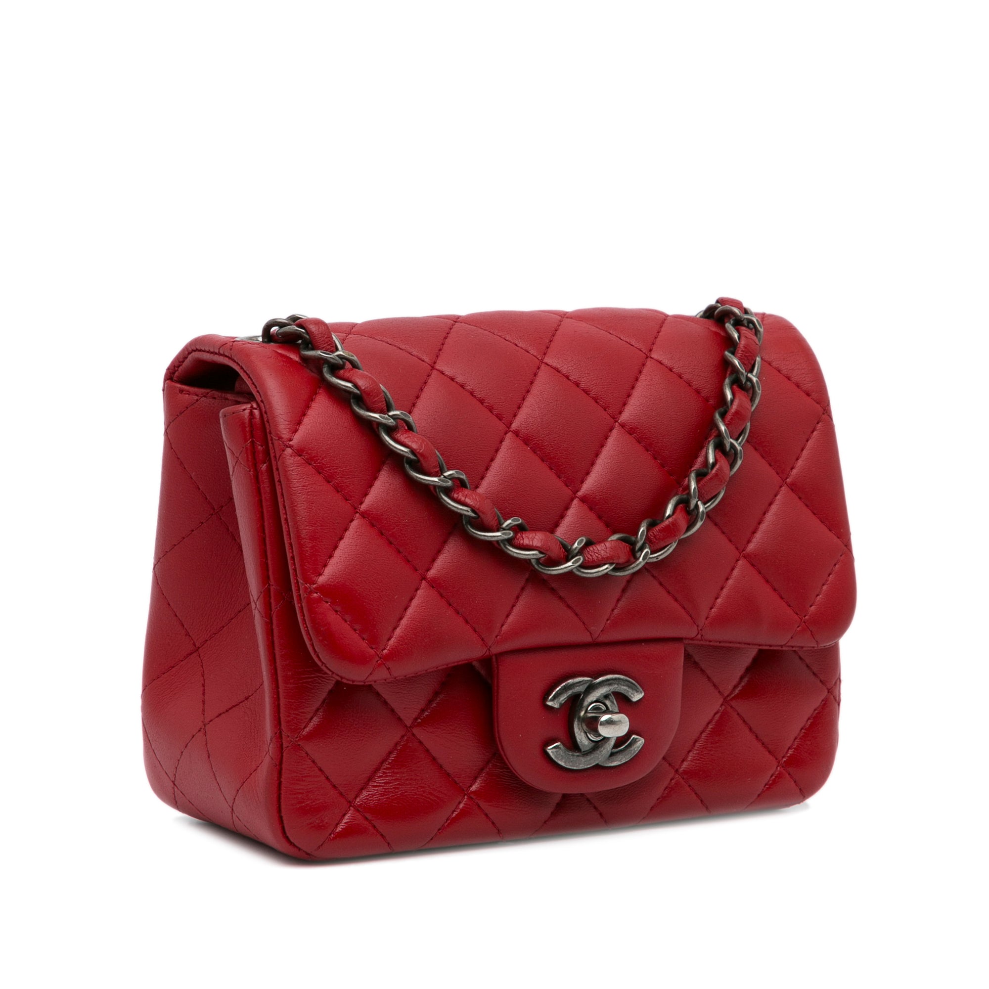 My Sister's Closet | Chanel Chanel Jumbo Red Lambskin Double Flap Bag