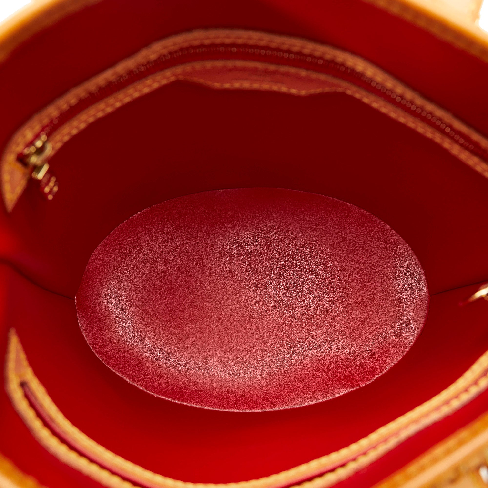 Red Louis Vuitton Vernis Petit Bucket – Designer Revival