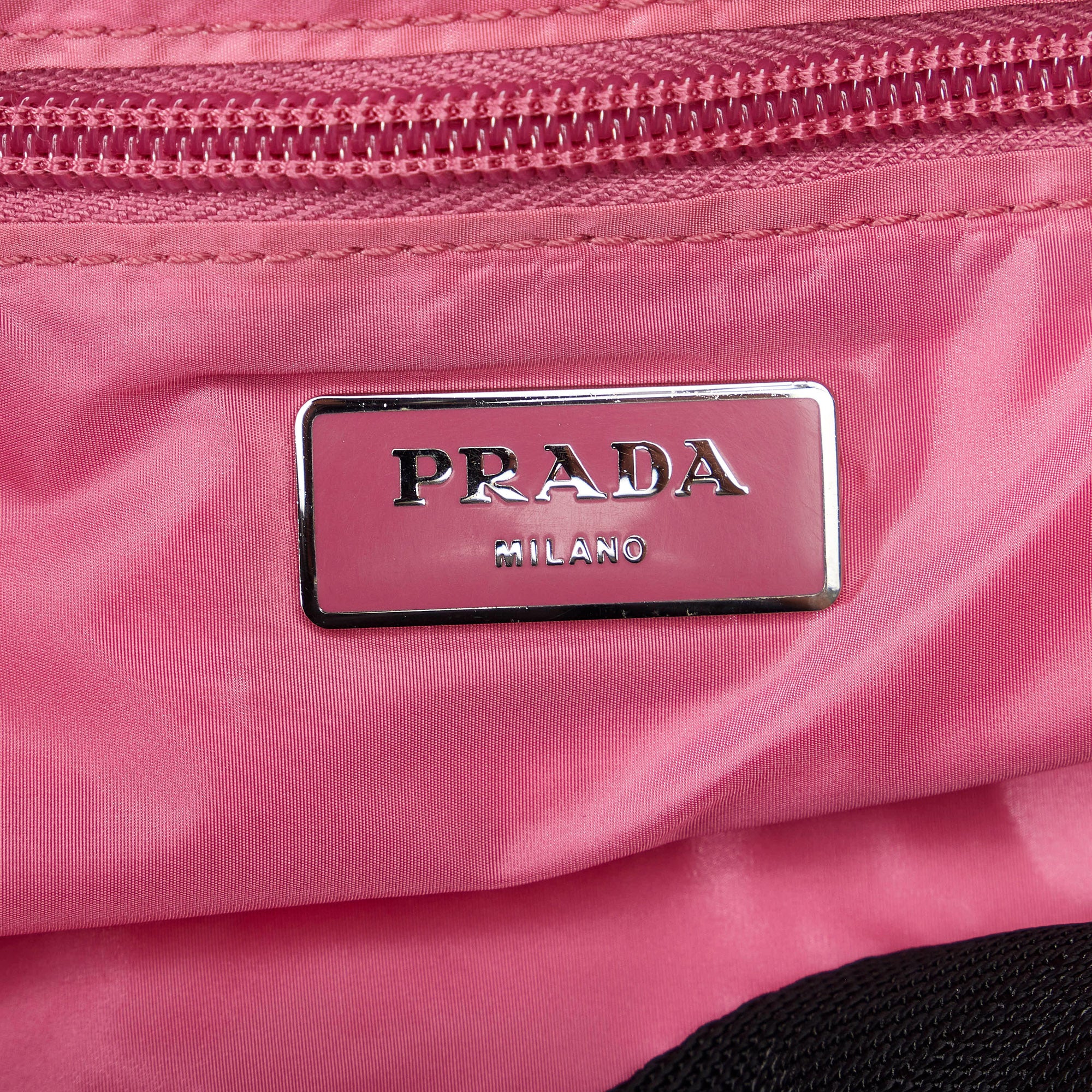 Pink Prada Tessuto Tote – Designer Revival