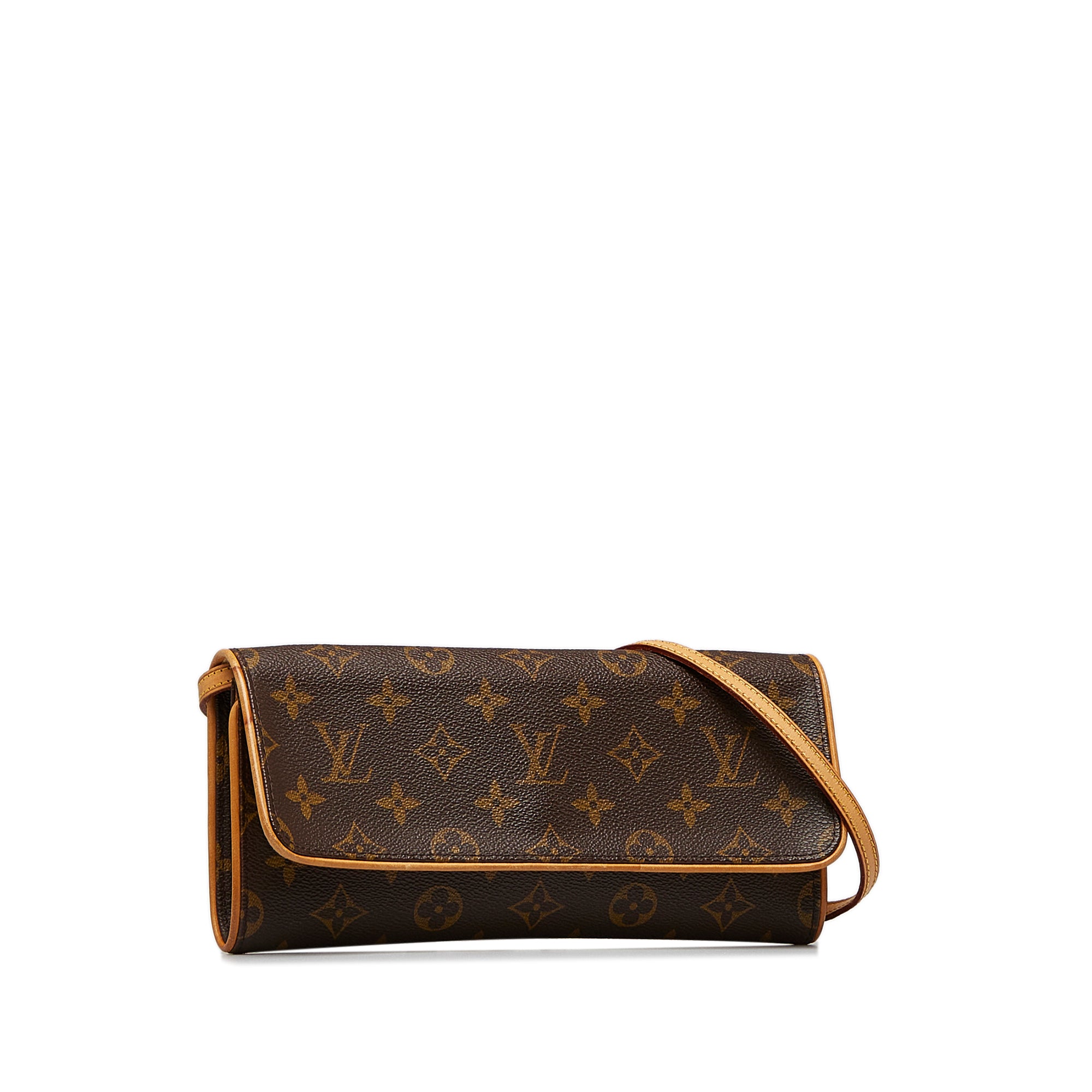Louis Vuitton Pochette Twin GM Monogram Crossbody Purse Handbag Clutch  Leather