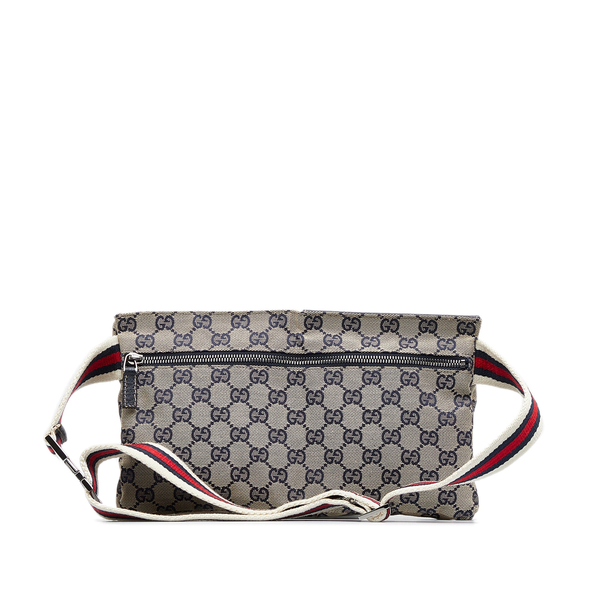 Gray Gucci GG Canvas Web Belt Bag – Designer Revival