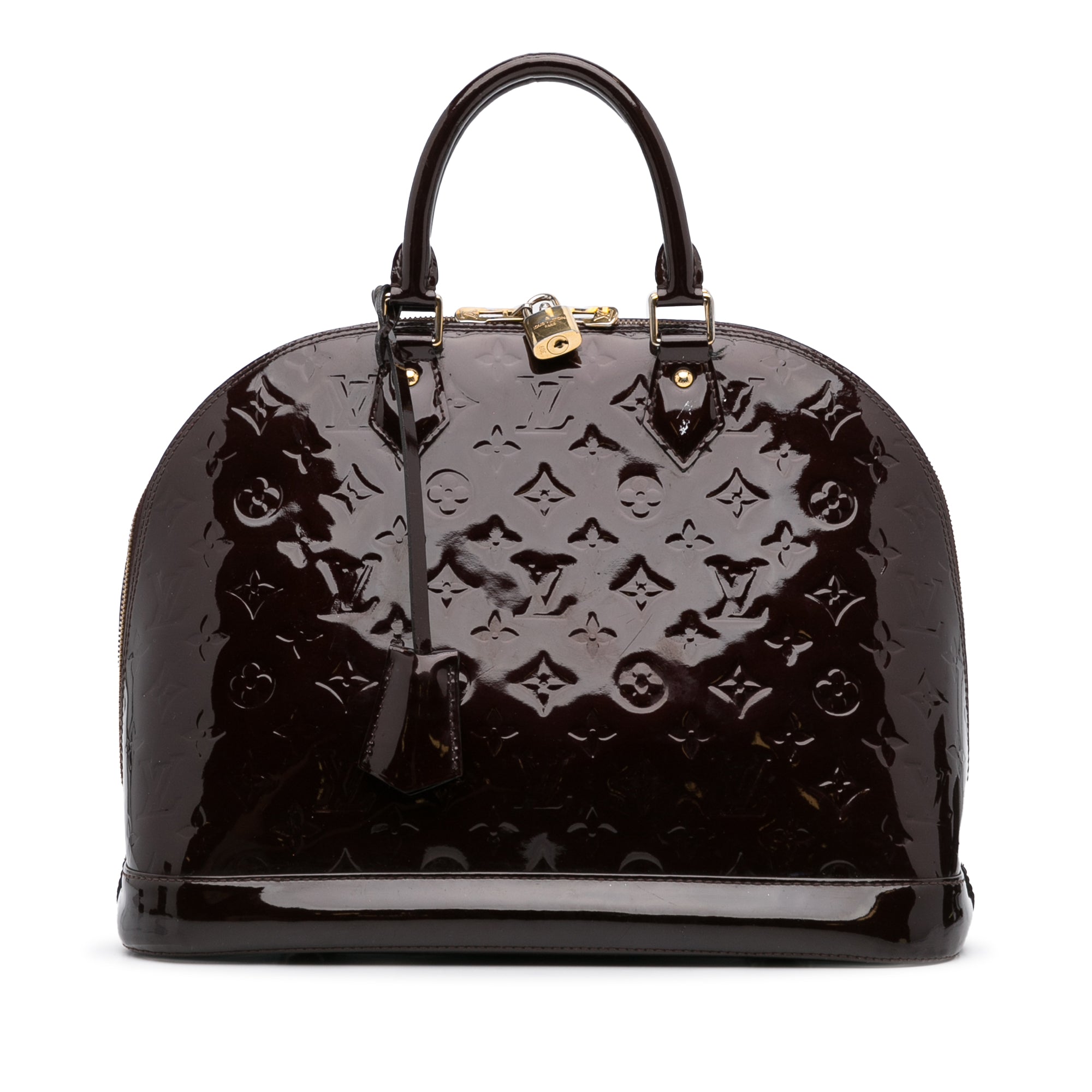 Purple Louis Vuitton Monogram Vernis Alma GM Handbag, Cra-wallonieShops  Revival
