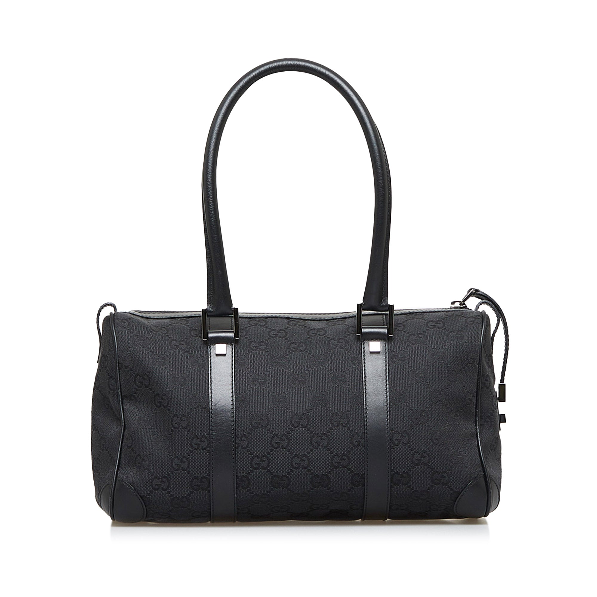 Black Gucci GG Canvas Boston – Designer Revival