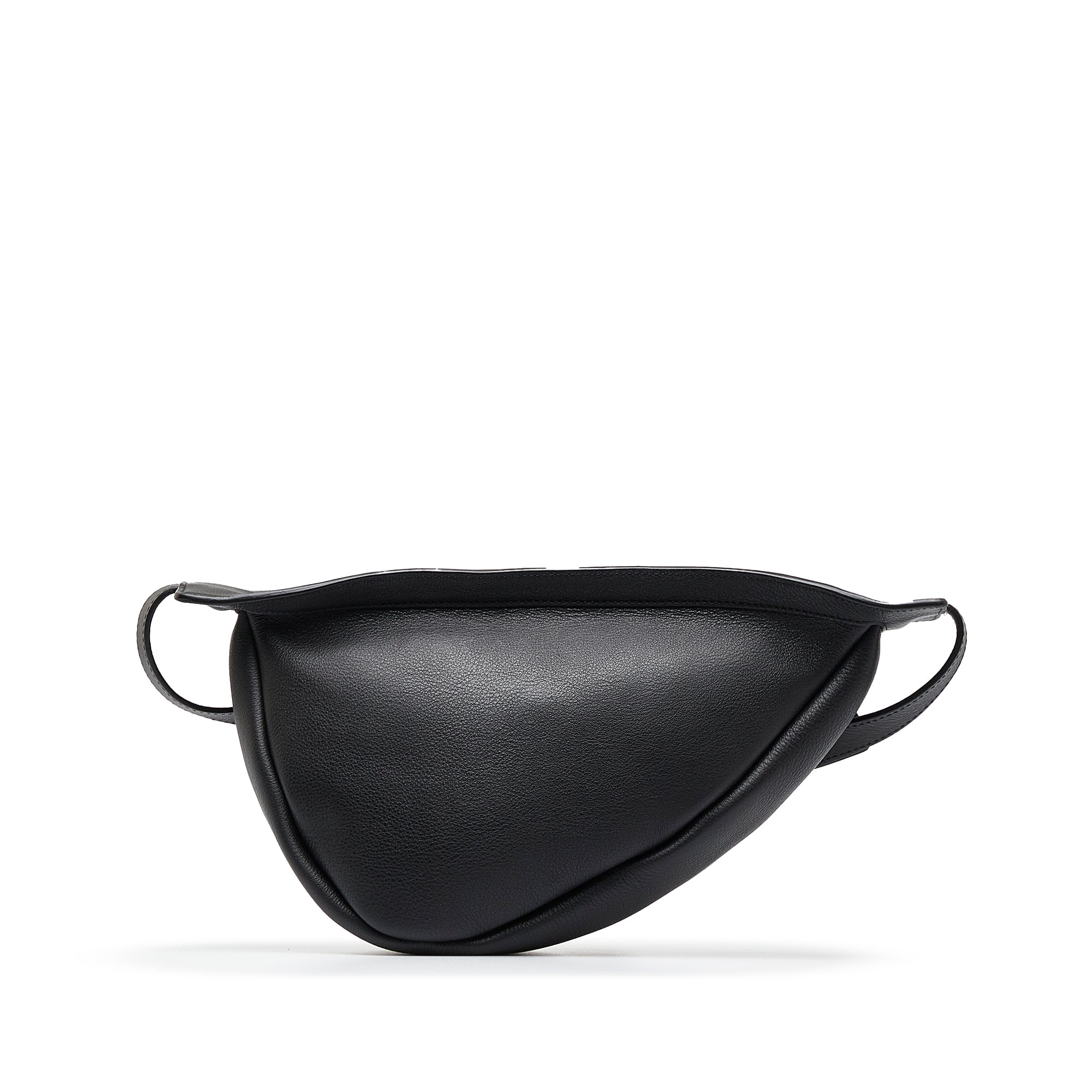 Black Slouchy Banana small leather cross-body bag, The Row