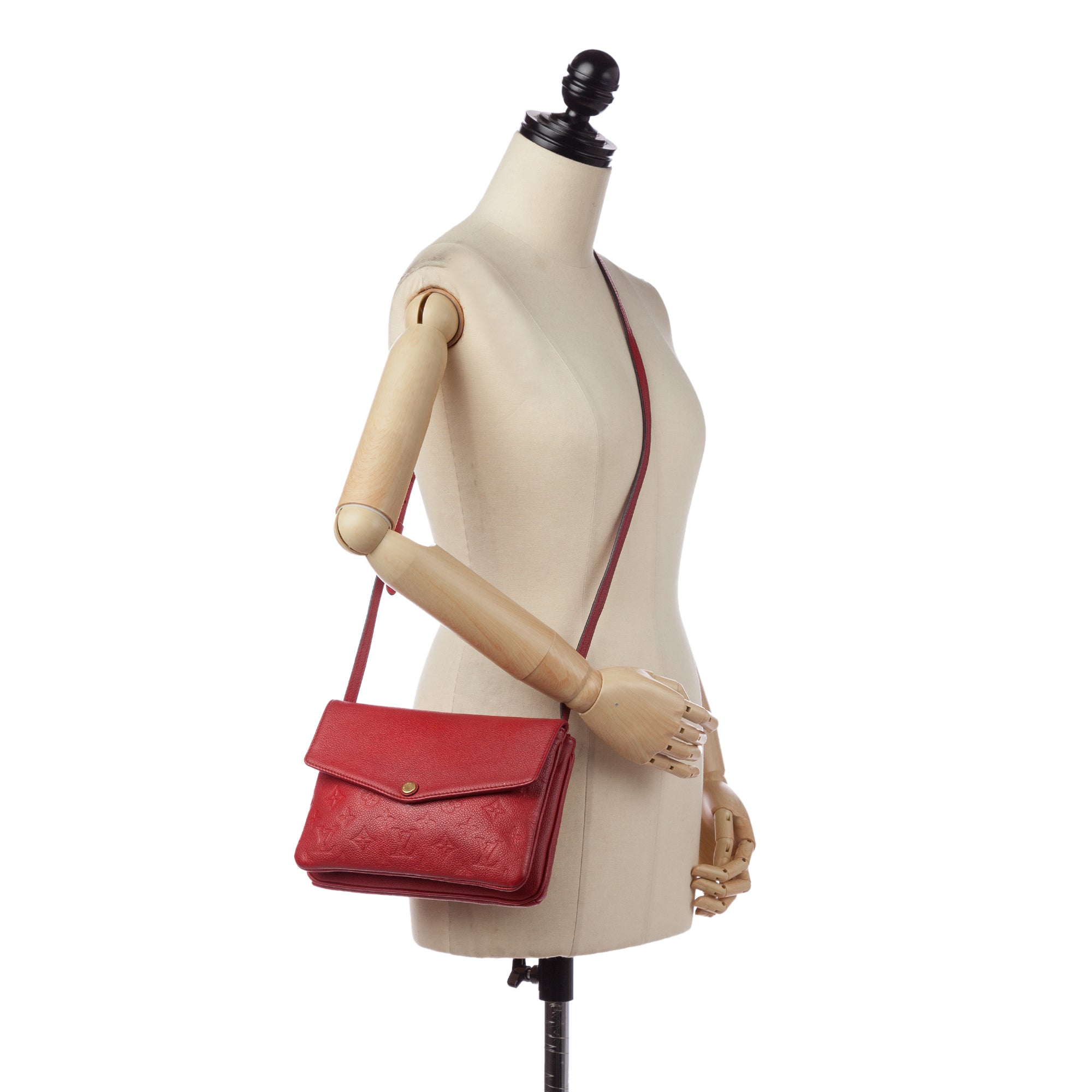 Authentic Louis Vuitton Twice Twinset Empreinte Crossbody Handbag