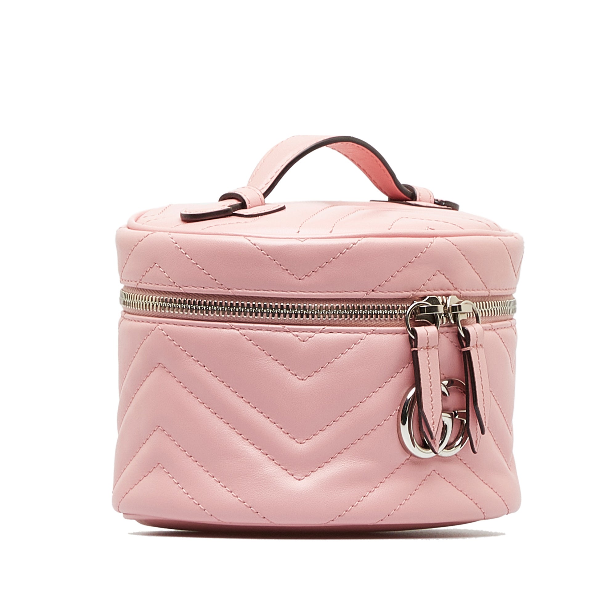 Pink Gucci GG Marmont Matelasse Vanity Bag – Designer Revival