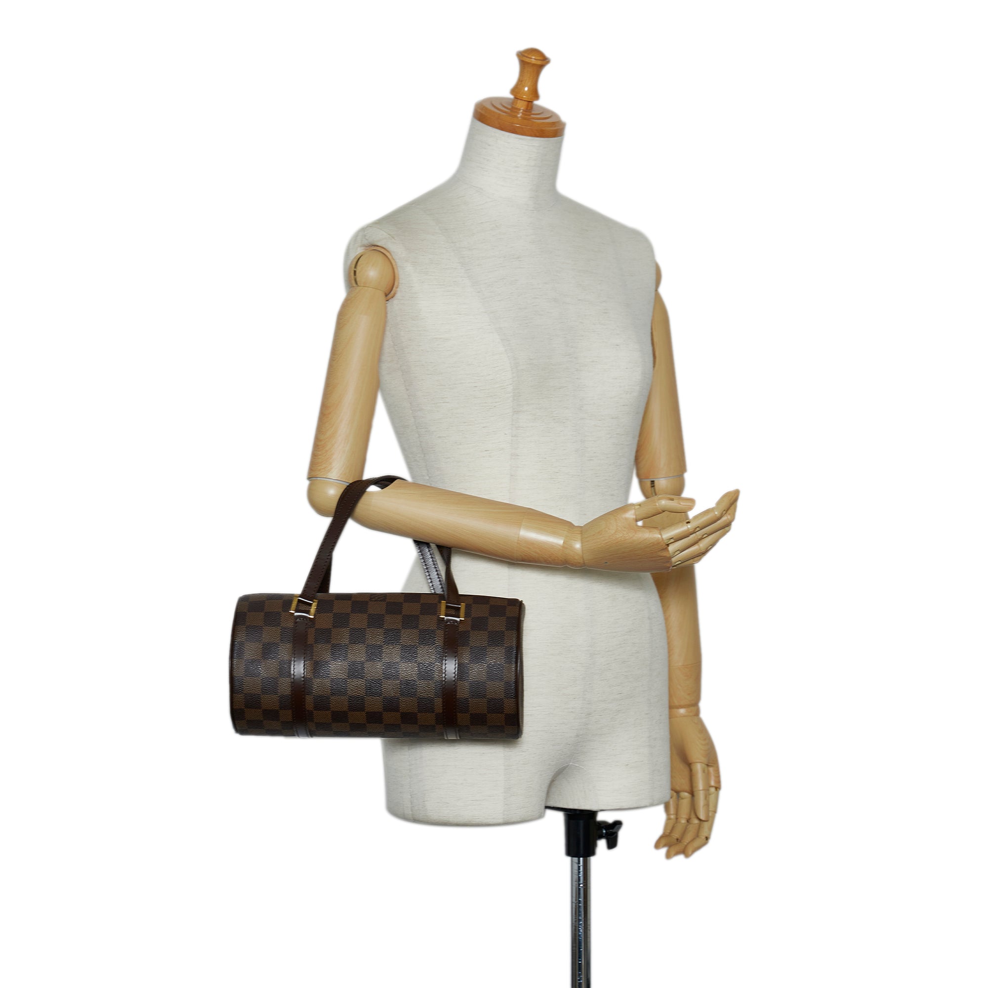 Louis Vuitton Damier Ebene Canvas Papillon 26 Bag Louis Vuitton