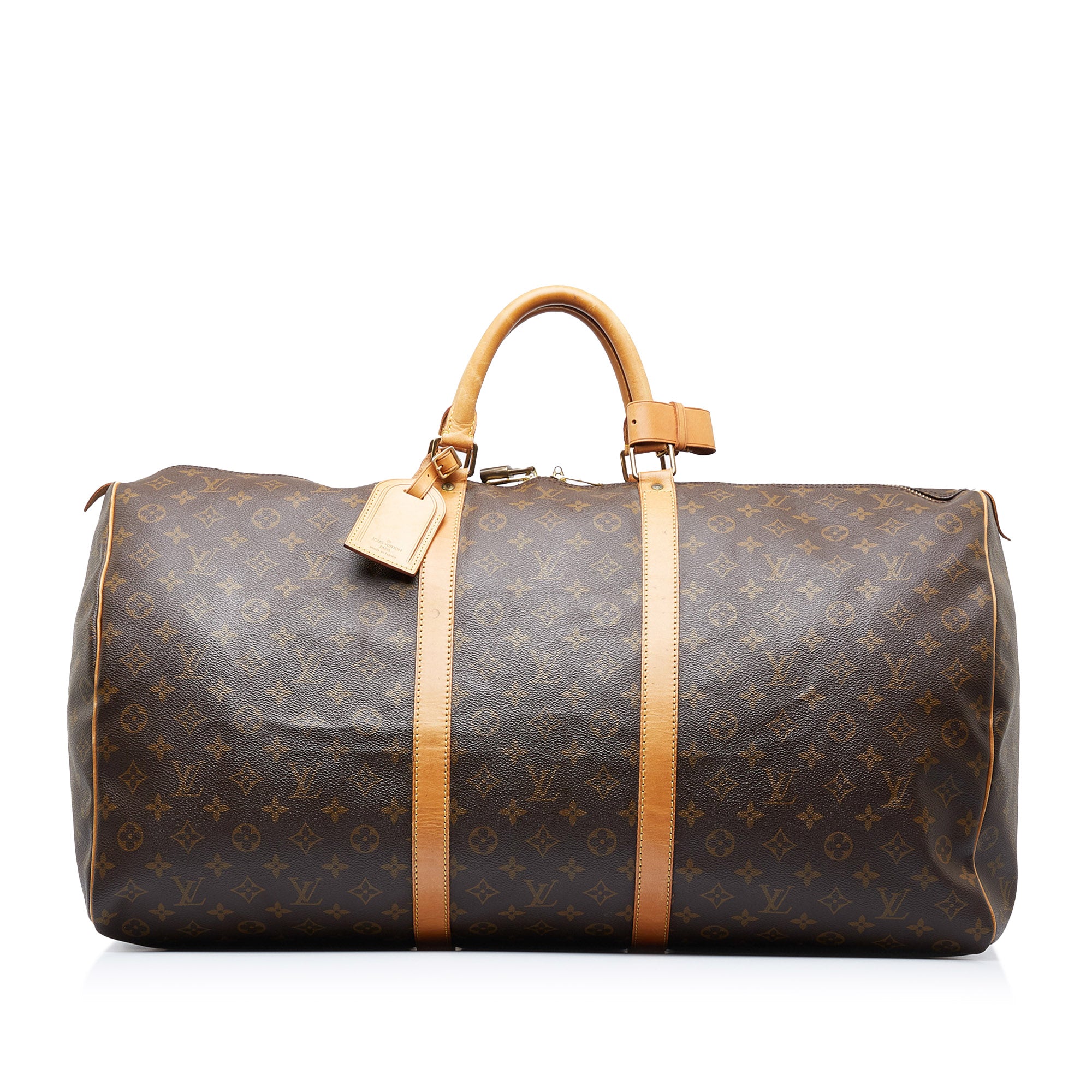 Louis Vuitton Keepall 45 Travel Bag in Brown EPI Leather