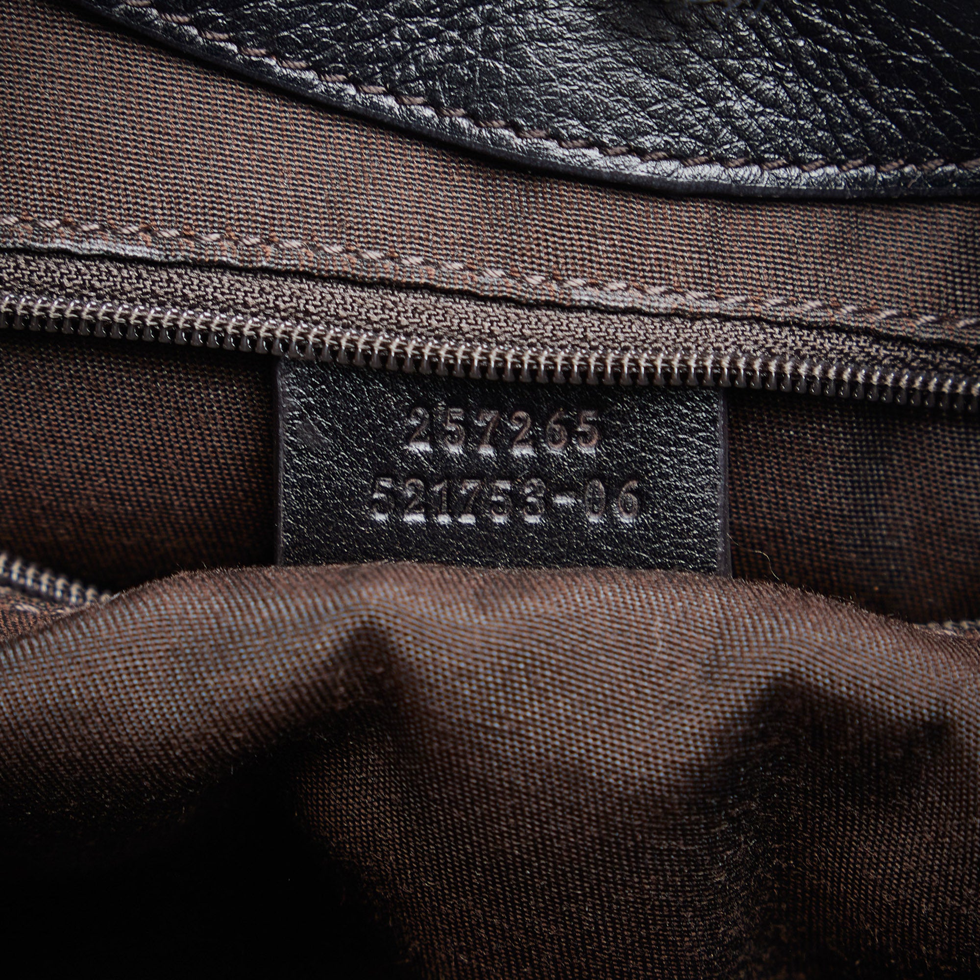 Gucci Horsebit Embossed Leather Shoulder Bag Brown