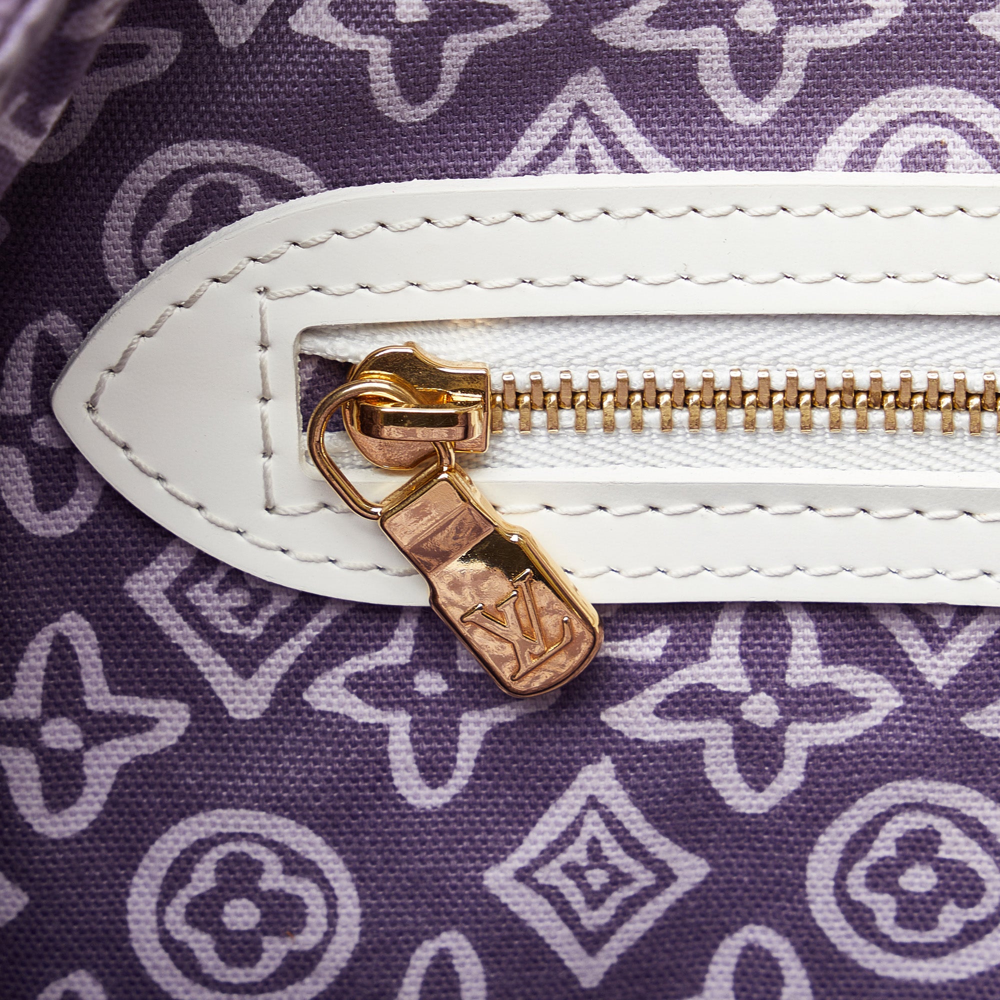 Purple Louis Vuitton Monogram Tahitienne Cabas PM Tote Bag