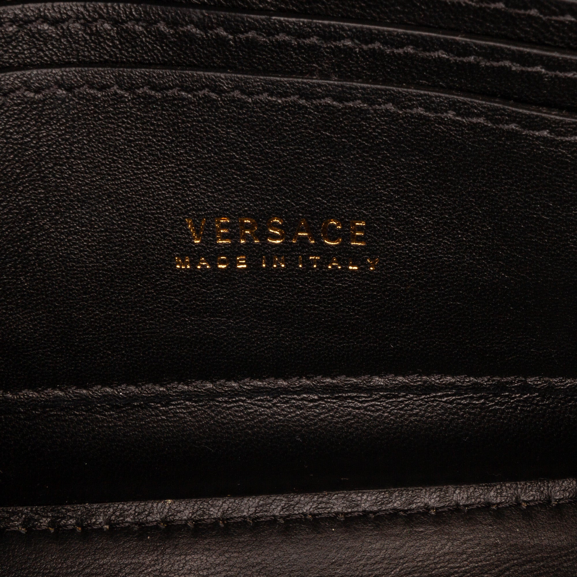 Black Versace Virtus V Crossbody Bag – Designer Revival