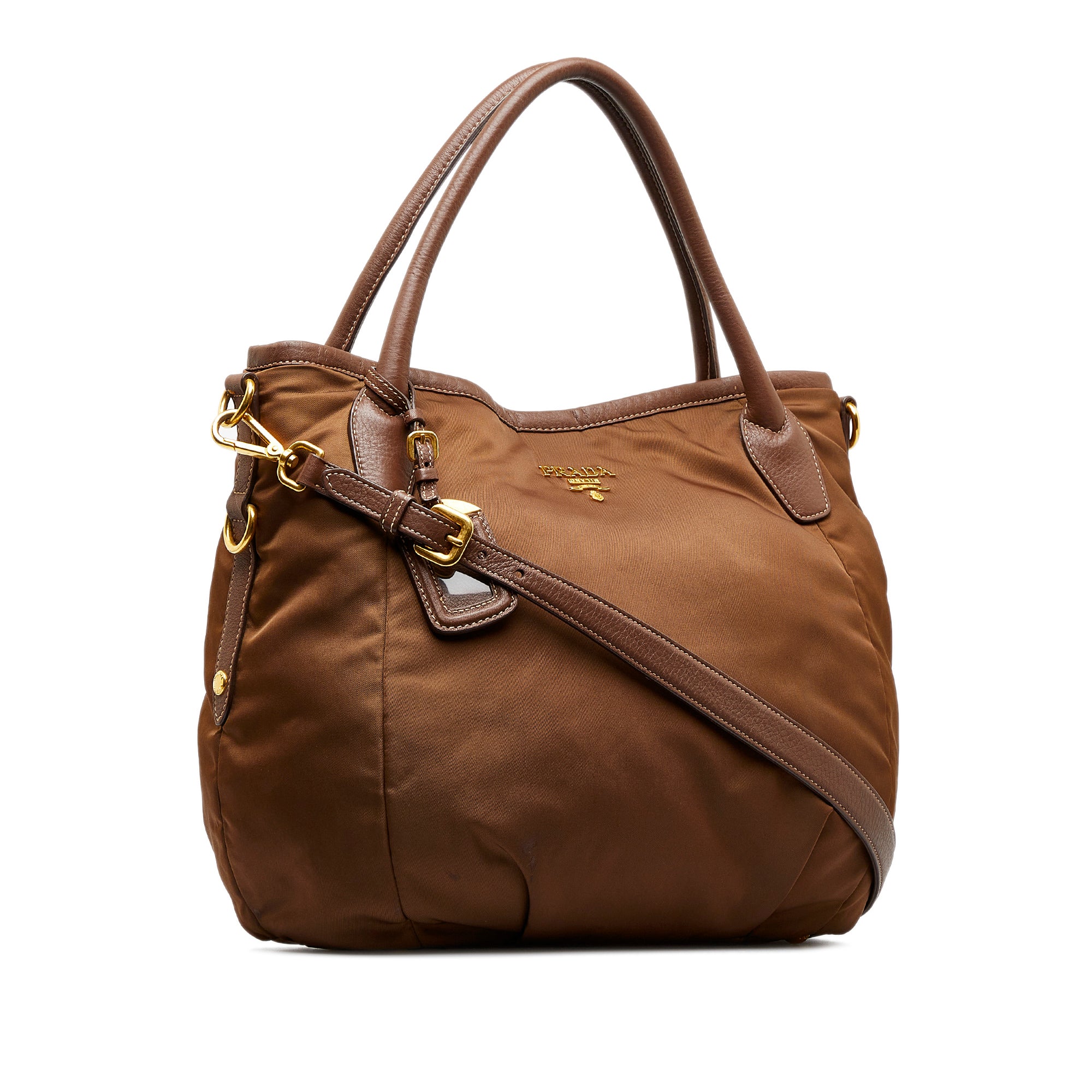 Prada - Authenticated Handbag - Leather Orange Plain for Women, Never Worn