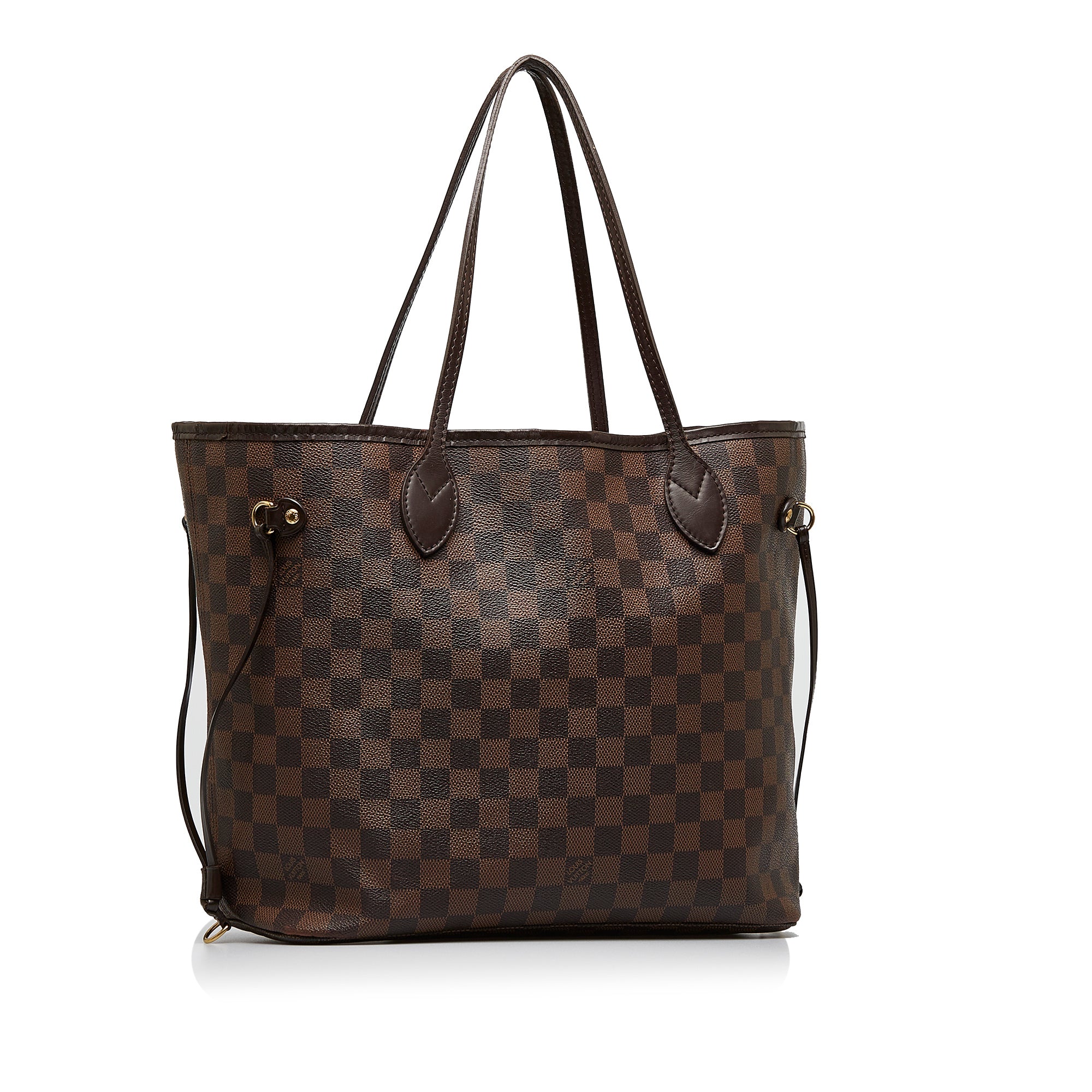 100% Authentic Louis Vuitton Damier Ebene Neverfull MM Tote Bag