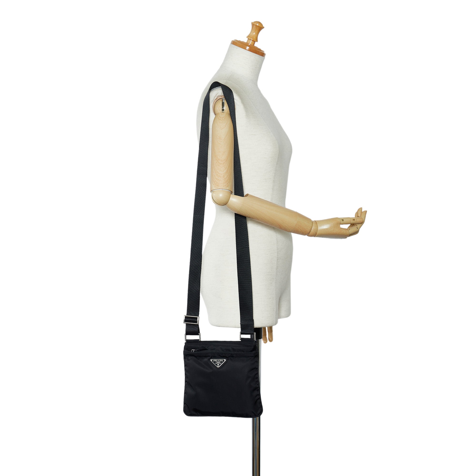 Black Re-nylon Shoulder Bag | PRADA