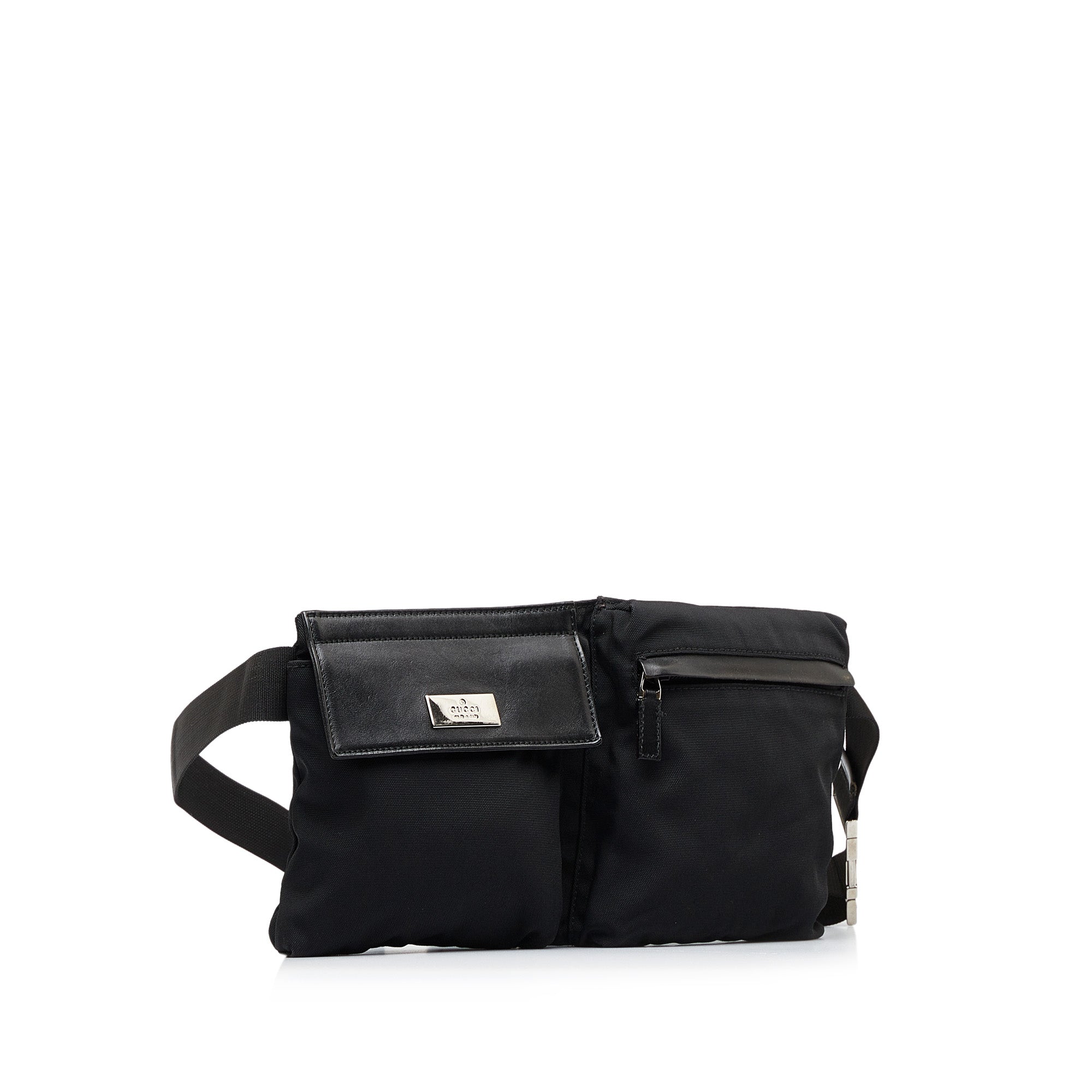 Black Gucci Nylon Belt Bag – Designer Revival