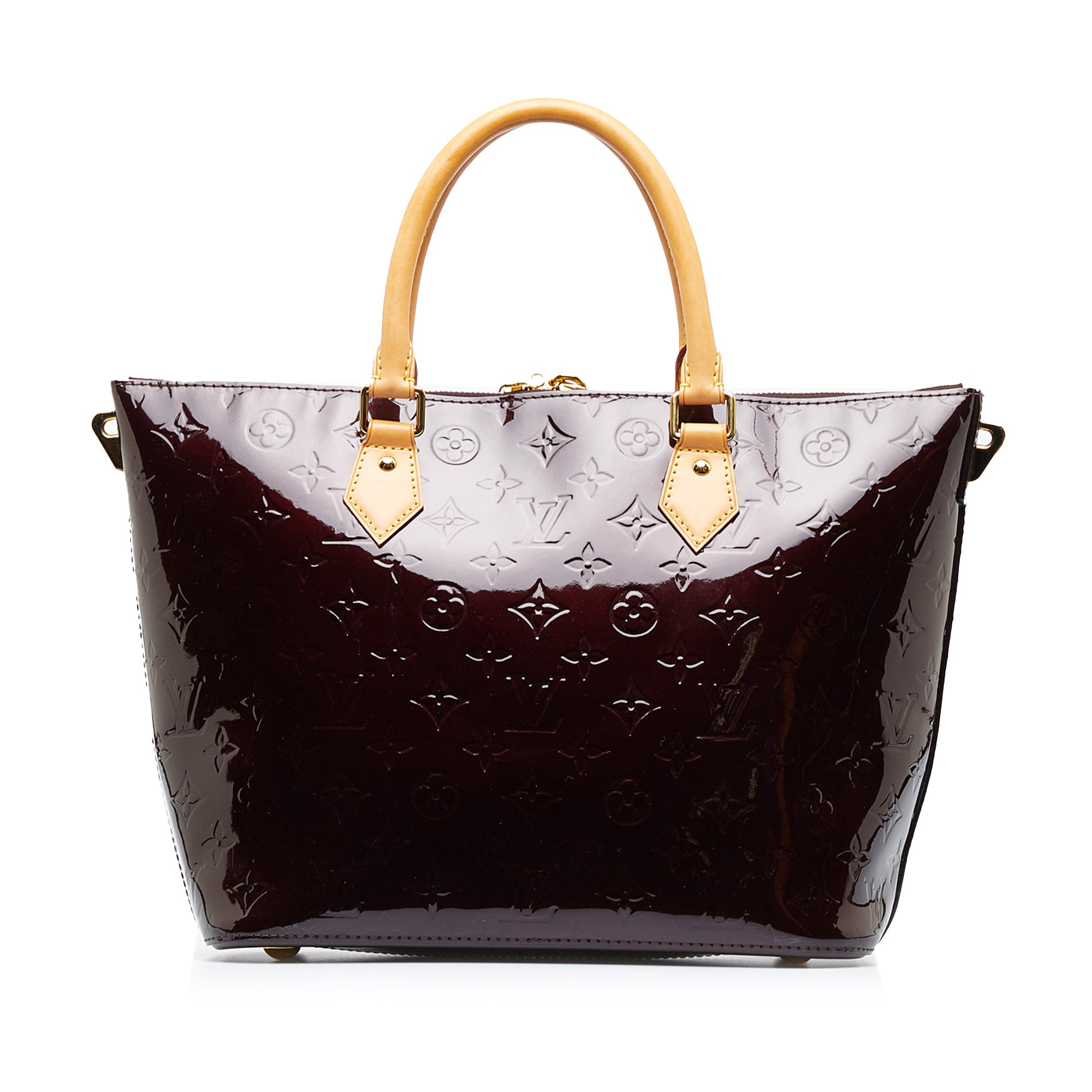 Louis Vuitton Purple Monogram Vernis Leather Alma PM Bag - Luxury