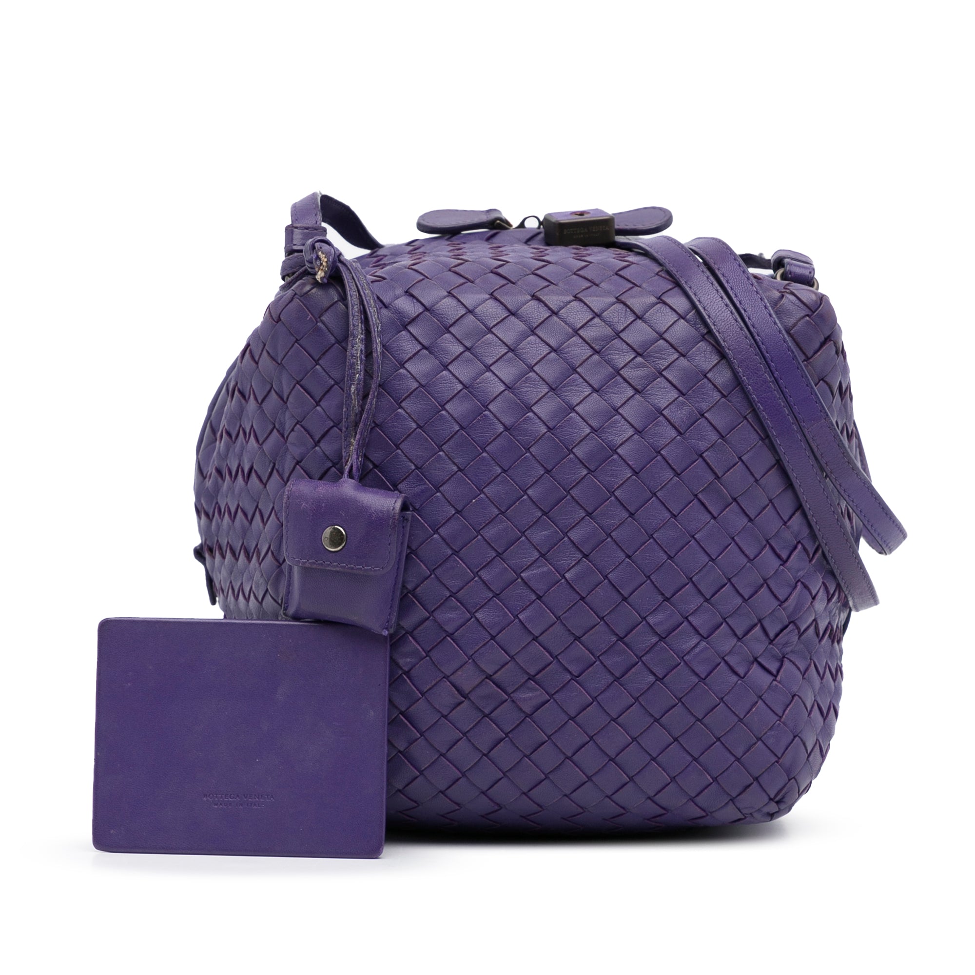 Bottega Veneta Small Point Top Handle Bag in Lavender