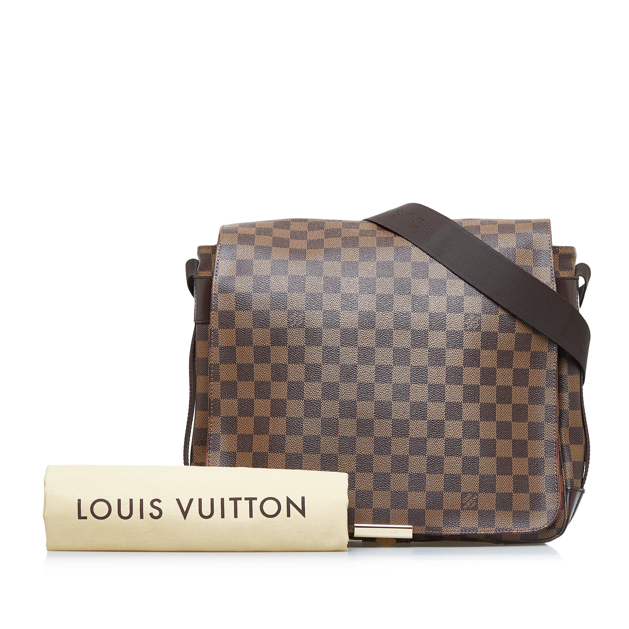 Louis Vuitton Damier Ebene Canvas and Leather Bastille Messenger Bag Louis  Vuitton