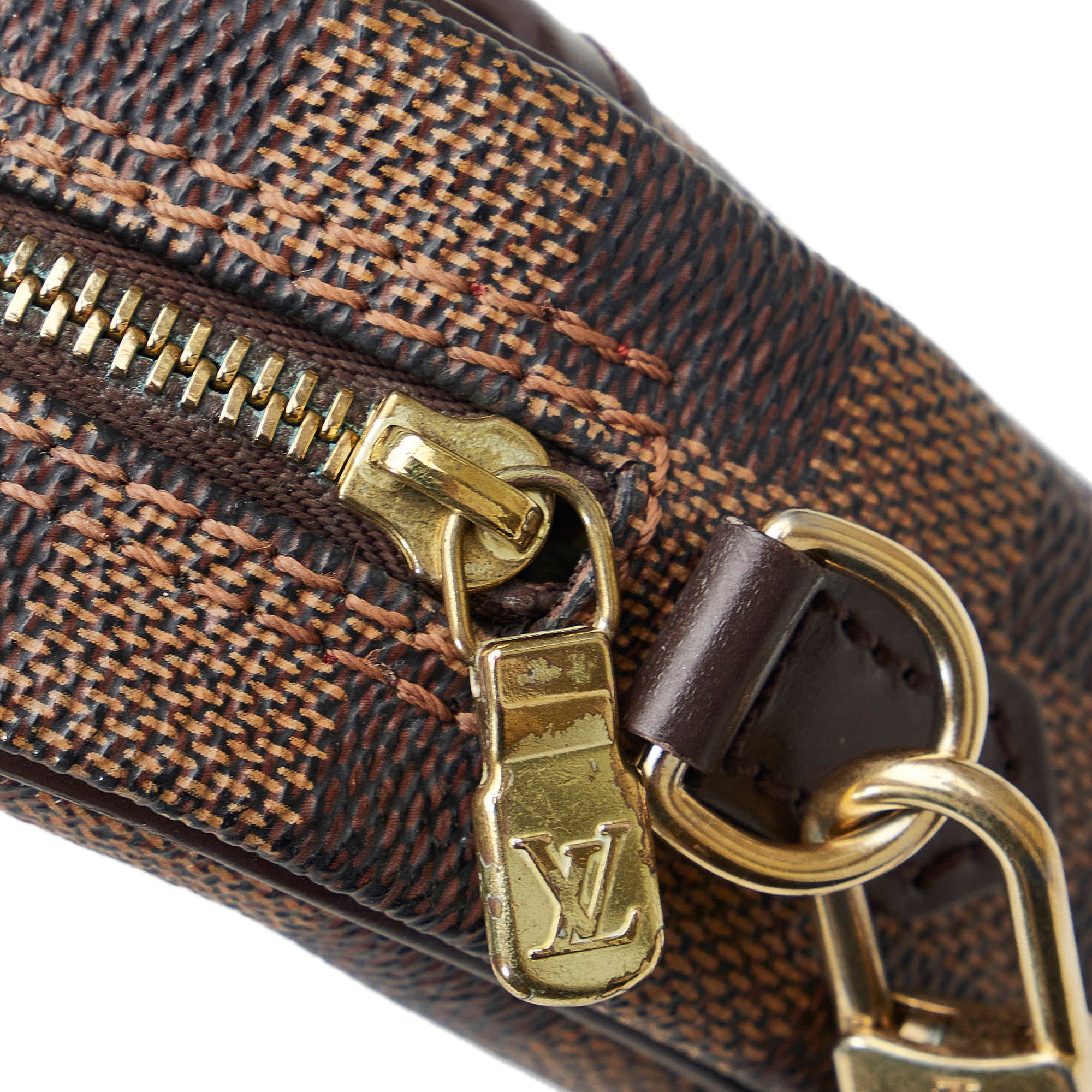 Louis Vuitton Damier Ebene Ipanema Pochette - Brown Crossbody Bags,  Handbags - LOU791455