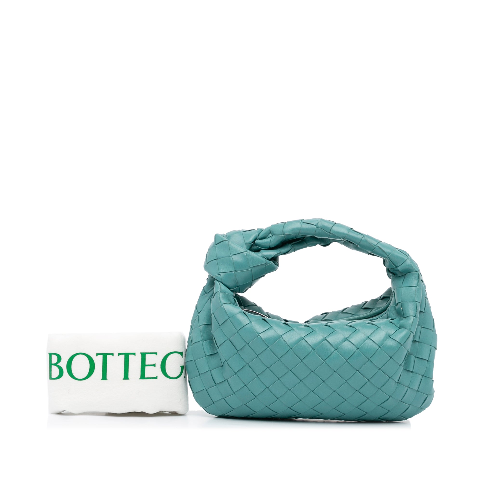 Bottega Veneta Intrecciato Medium Jodie Bag - Blue Shoulder Bags, Handbags  - BOT135328