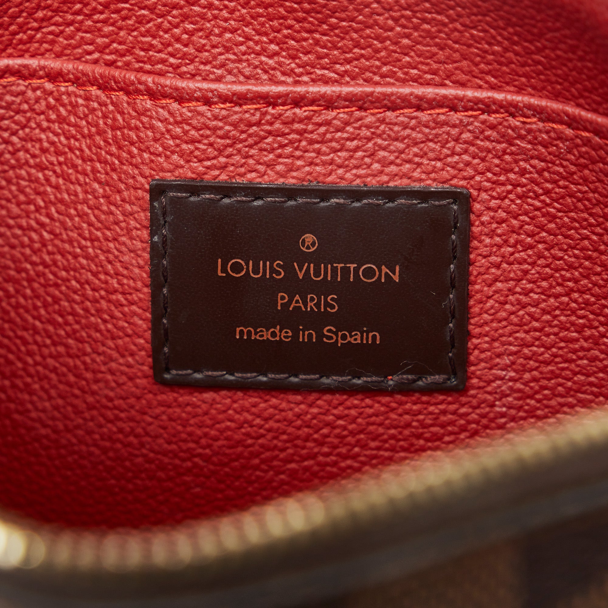 Louis Vuitton Damier Ebene Cosmetic Pouch PM Brown Cloth ref.734667 - Joli  Closet