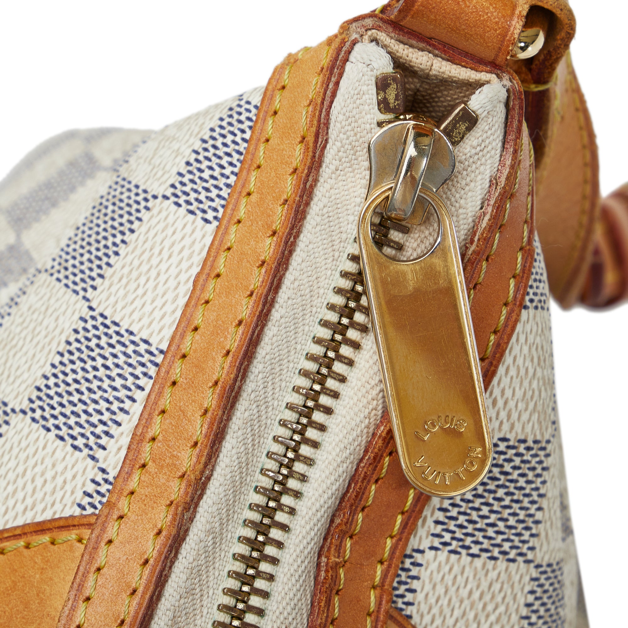 Louis Vuitton Damier Azur Siracusa MM - White Shoulder Bags