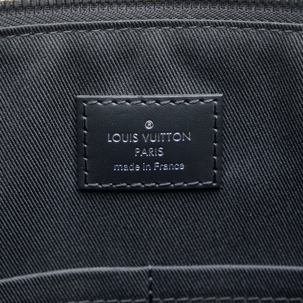 Louis Vuitton Pocket Organizer Damier Graphite Alps Grey in Coated