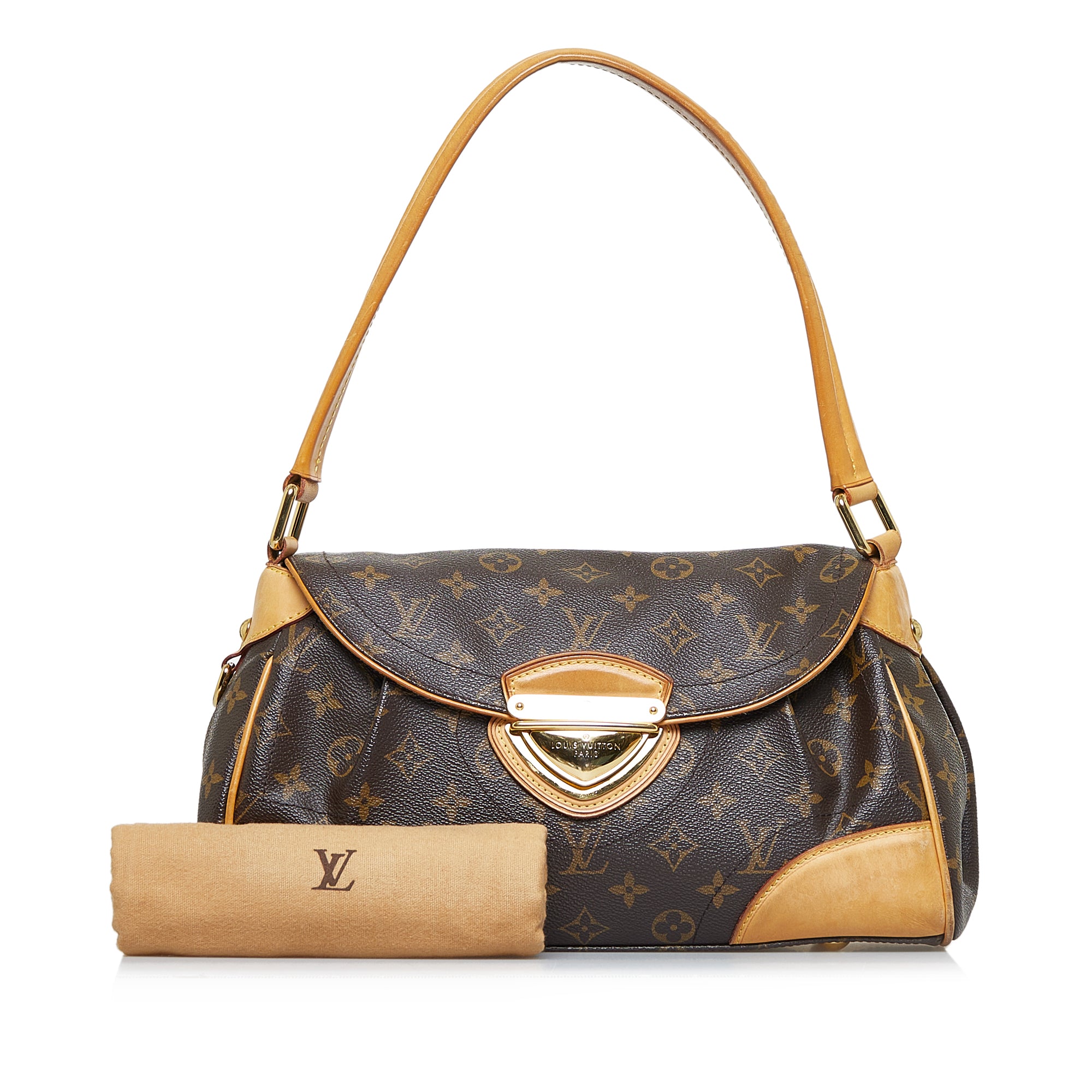 Brown Louis Vuitton Monogram Beverly MM Shoulder Bag | Designer