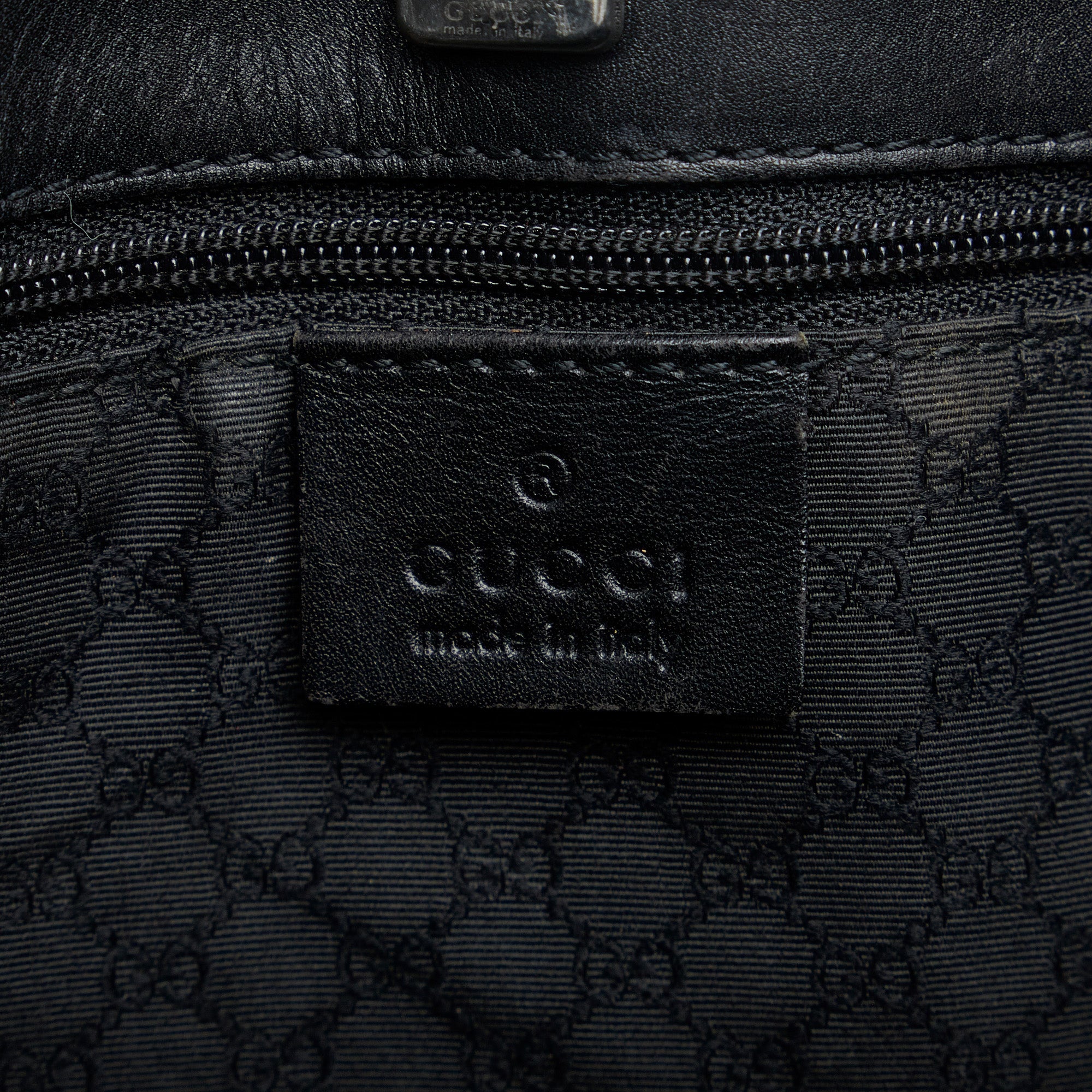 Black Gucci Web Tote