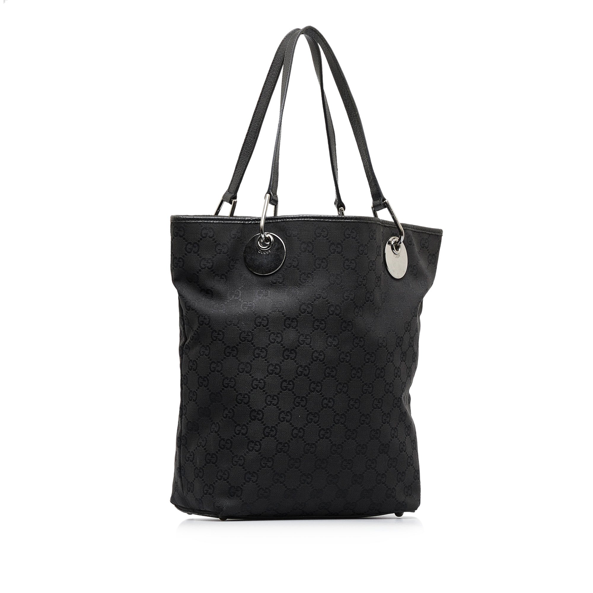 Black Gucci GG Canvas Tote Bag