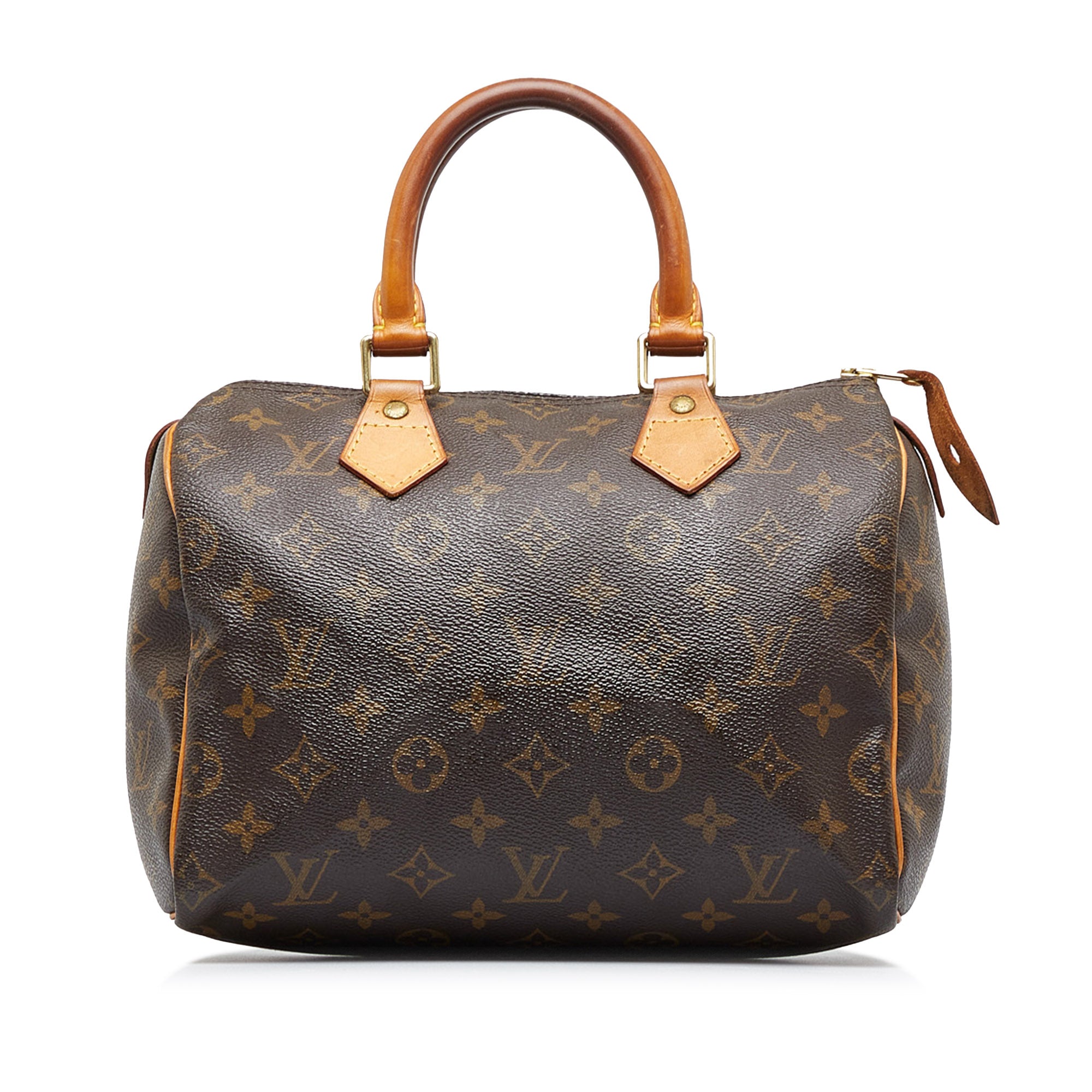 Louis Vuitton Monogram Speedy 25 - Brown Handle Bags, Handbags